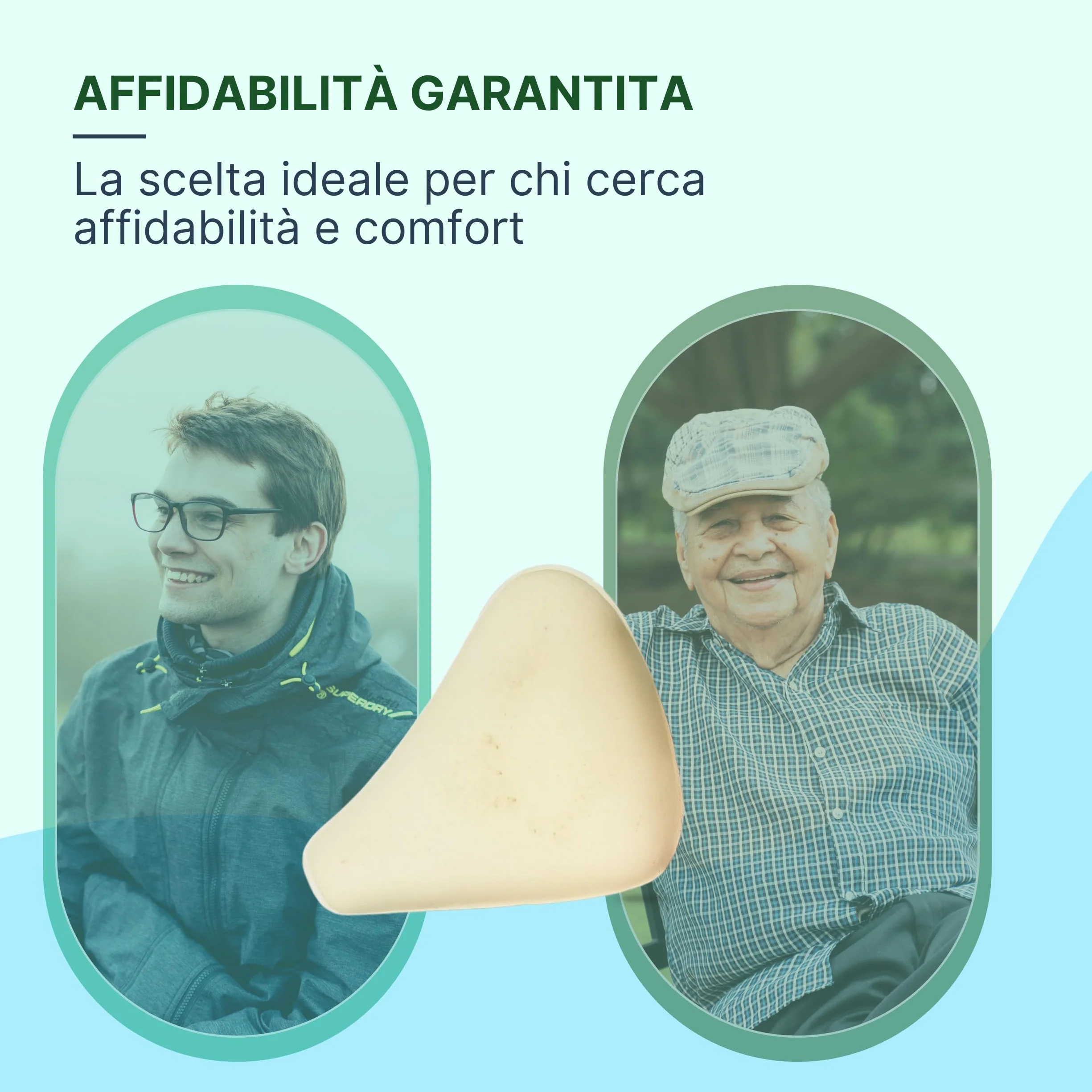 REMEDIA ONE – Pelotta Ernia Inguinale Destra, Cuscinetto di Compressione per Slip Ernia Inguinale Uomo e Boxer Contenitivi – Destra
