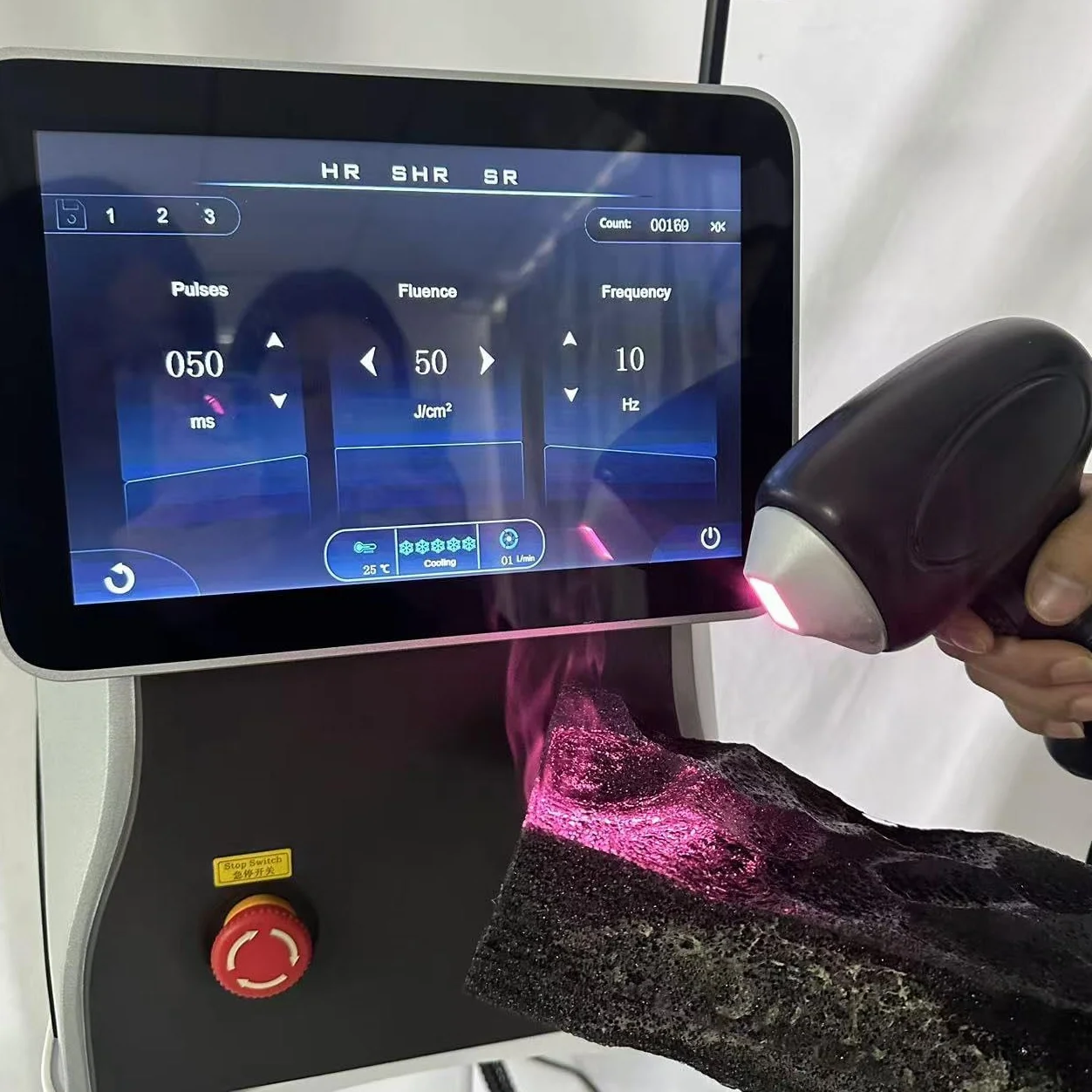 10 Bars, Depilatore Laser a Diodi Indolore 2026, Tecnologia di Raffreddamento Integrata, 3 Lunghezze d'Onda (808nm/755nm/1064nm), Per Viso e Corpo, Ideale per Uso Domestico e Spa