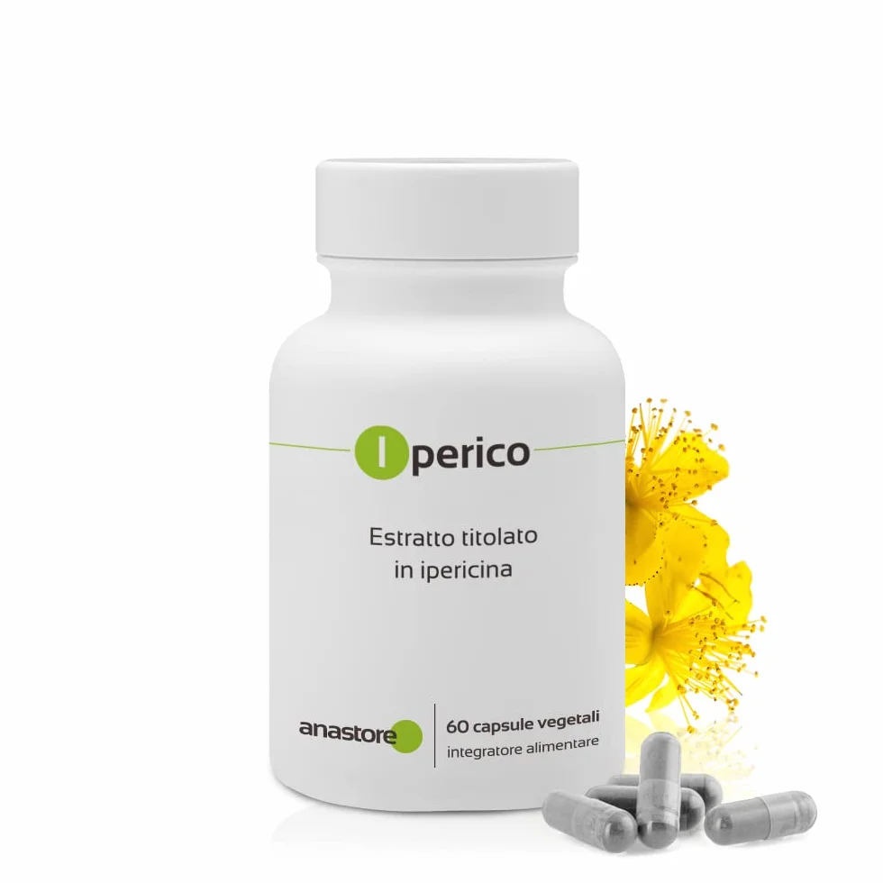 IPERICO (ERBA DI SAN GIOVANNI) * 230 mg / 60 capsule * 0,3% in Ipericina *Migliora l’umore naturalmente * Efficace contro lo stress * Fabbricato in FRANCIA