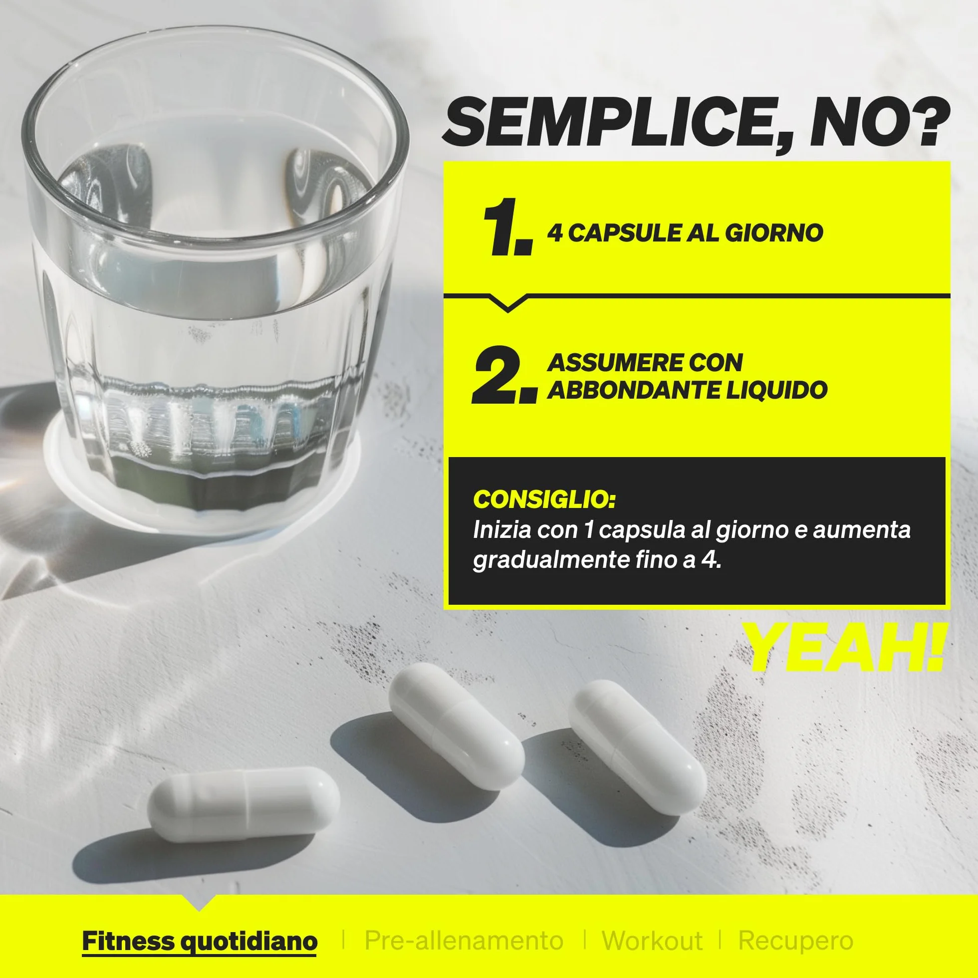 L-Carnitina 2000 con Carnipure, 2000 mg di L-carnitina per Dose Giornaliera, 120 Capsule Vegan, ad Alto Dosaggio e Senza Additivi, Prodotto e Testato in Laboratorio in Germania