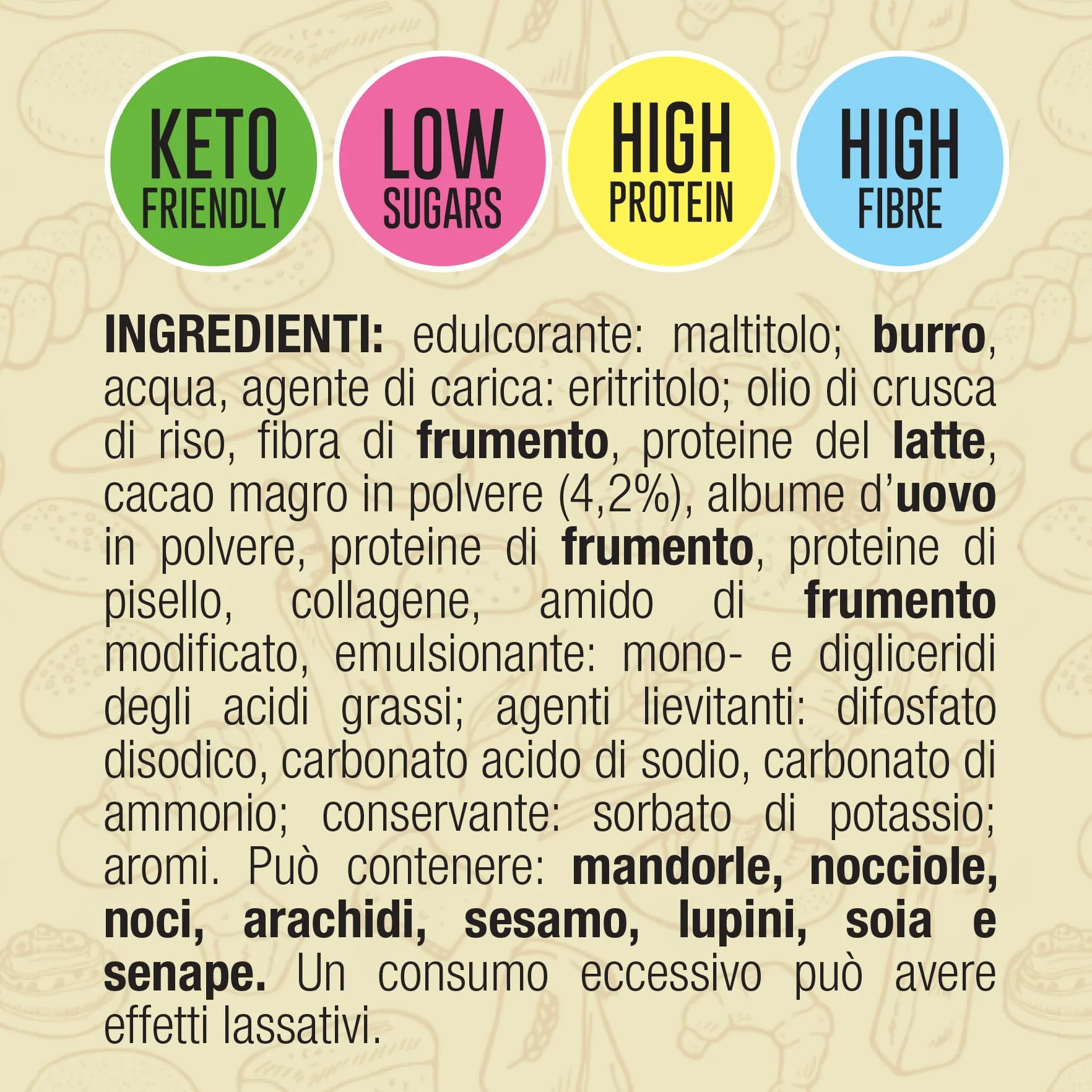 Plumcake Proteico Variegato Cacao EatPro, 10 Plum Cake Da 45g, 1% Zuccheri, 18% Di Proteine, Dolci Chetogenici Low Carb, Colazione Proteica, Plumcake Senza Zucchero, Snack Keto