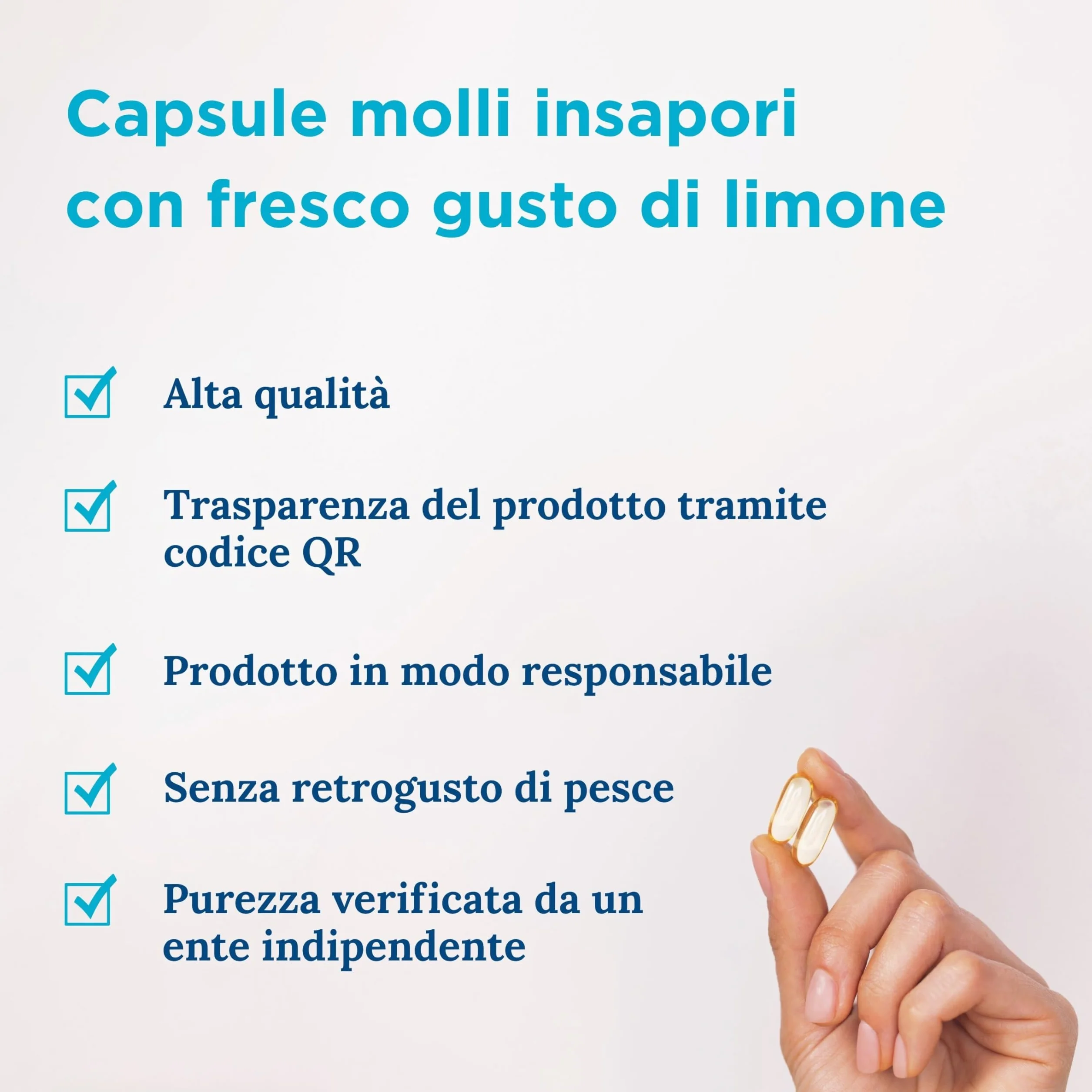 Nordic Naturals Ultimate Omega 3 2X, integratori di olio di pesce 2150 mg Omega-3 EPA DHA, 120 softgel, gusto limone, senza soia e glutine