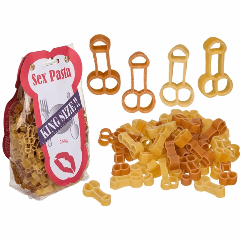 Pasta di semola di grano duro bicolore a forma di pisello per nubilato in confezione da 250 g