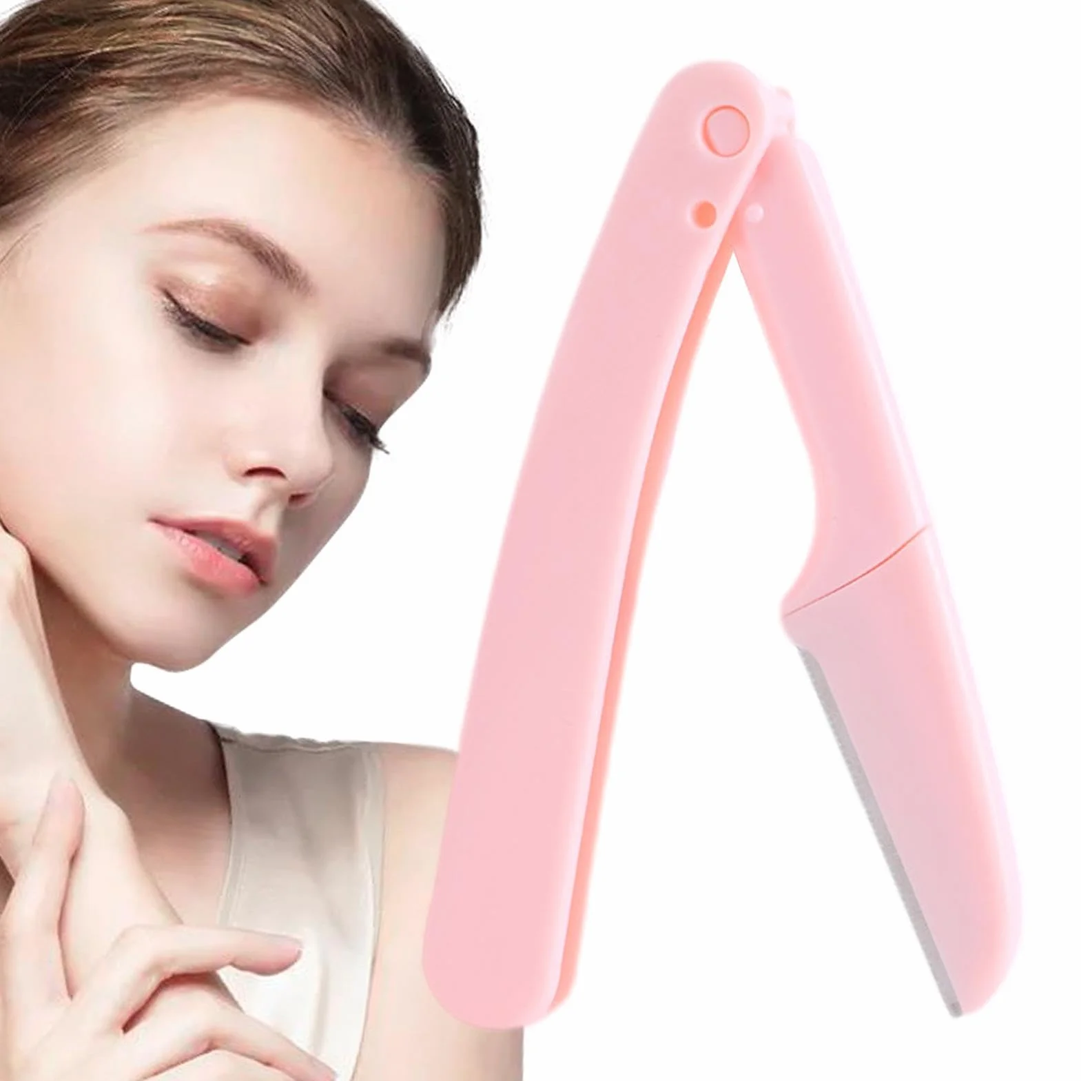 Trimmer sopracciglia pieghevole professionale portatile per donne principianti