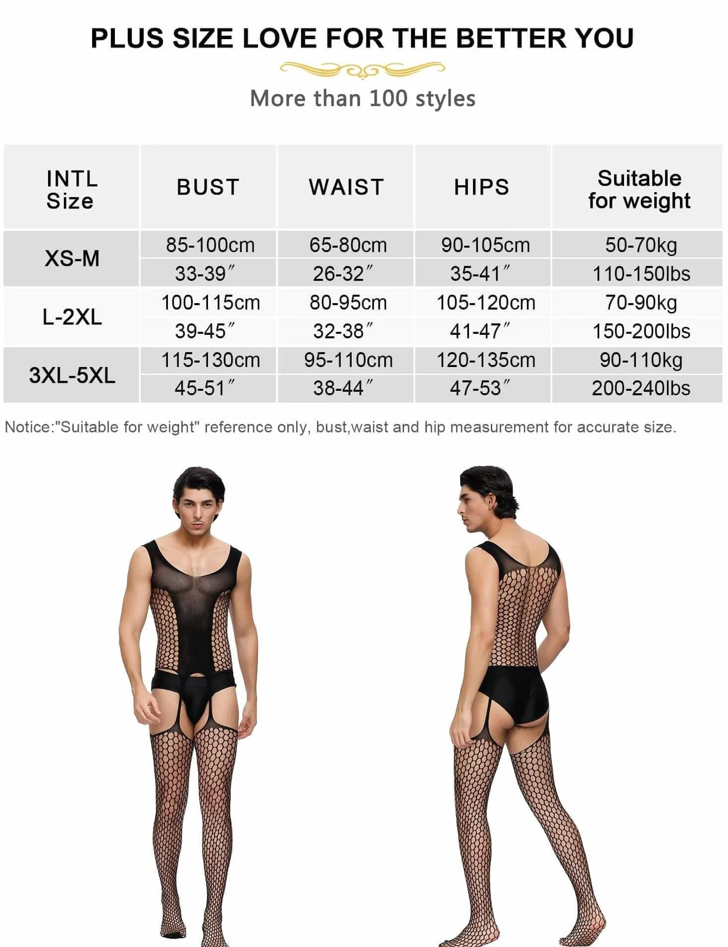 Bodystocking A Rete Hot Uomo Taglie Forti Nylon Collant Intimo Pizzo Biancheria Intima Lingerie Calze Nightwear