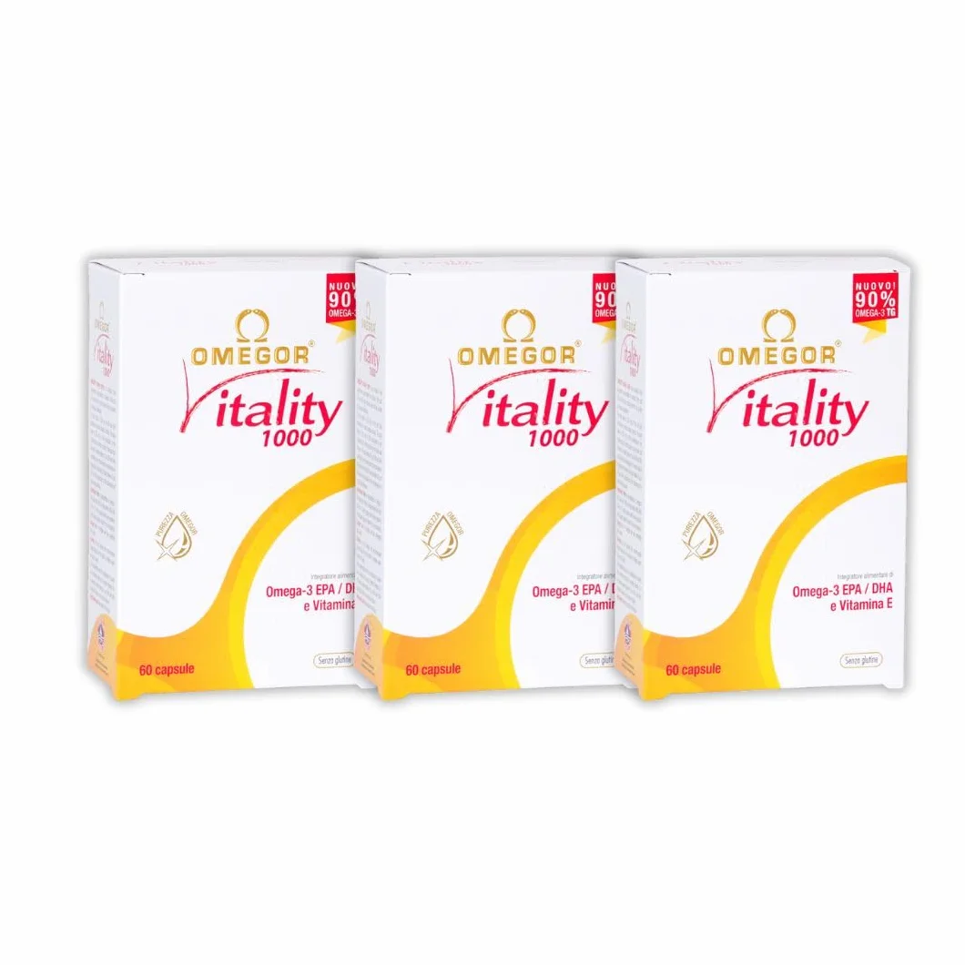 Omega 3 Olio di Pesce Integratore IFOS 5 Stelle 800mg EPA DHA Trigliceride 60 Capsule x 3