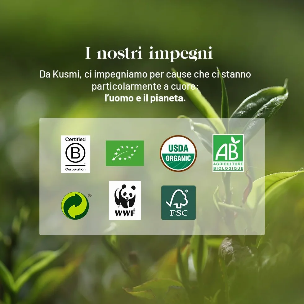 Kusmi Tea - Verde alla Rosa Bio - Tè Verde Biologico - Miscela di Tè Verde con Rosa - Tè in Foglie Sfuse - Scatola di Tè da 100g - Quantità per circa 50 tazze