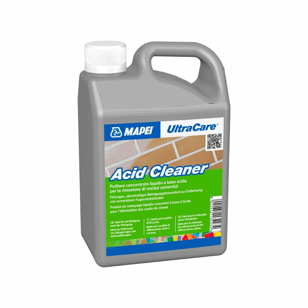 MAPEI Ultracare ACID CLEANER 1 Lt pulitore liquido per Gres Porcellanato Piastrelle Ceramiche Pietra