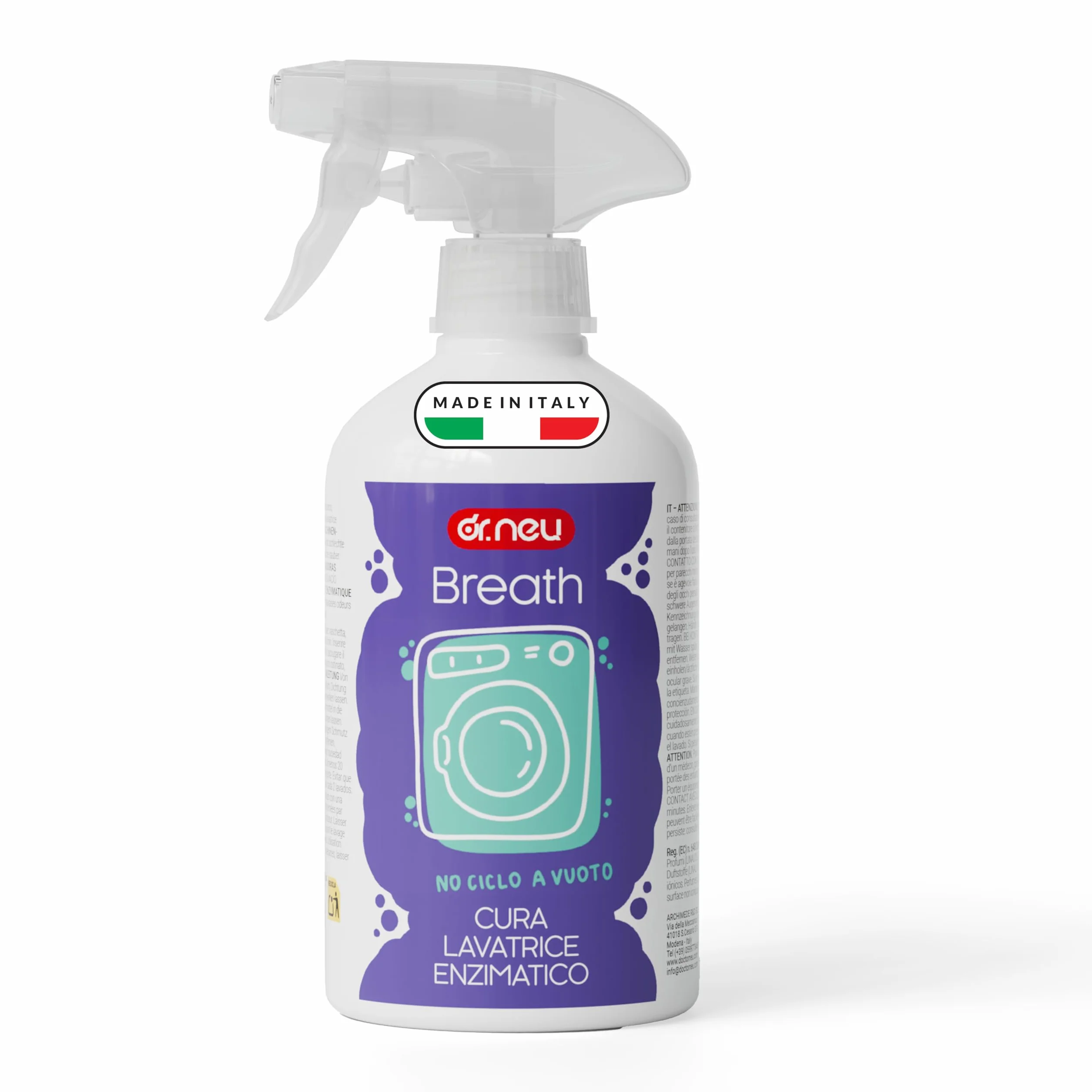 DR. NEU Cura Lavatrice Igienizzante e Anticalcare Breath Spray 500ml