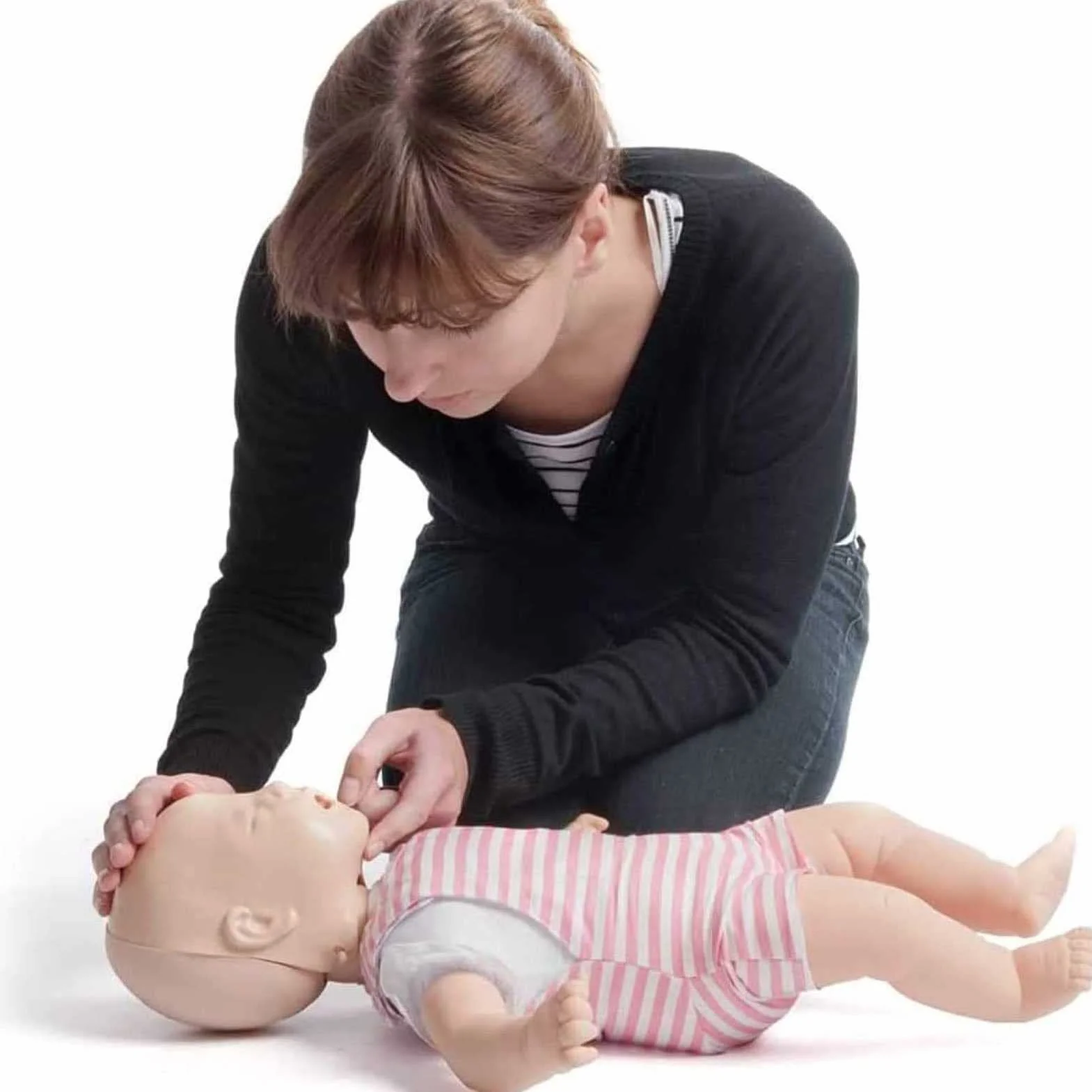 Manichino per RCP per Neonati, Modello di Primo Soccorso, simulatore di rianimazione cardiopolmonare