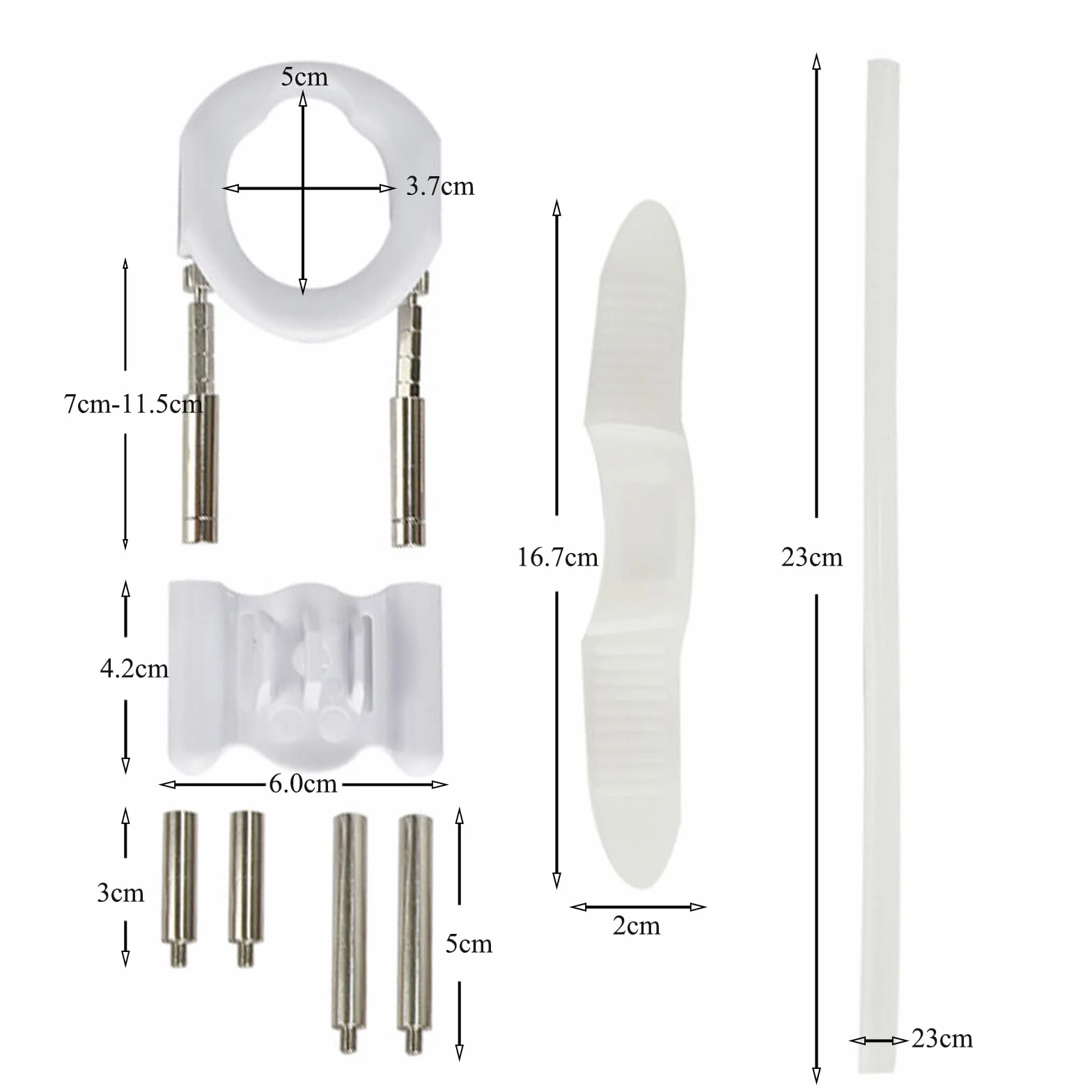 BDSMYEE Kit di Estensore del Pene per Uomini, Extender Sex Toys Masturvator Esercizio per l'ingrandimento del Pene Sexytoysys per Uominie