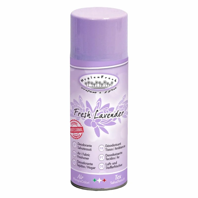 HOME PRO Kit 3 Spray Igienizzanti Fresh Lavender Deodorante Multiuso Professionale per Tessuti e Ambienti 3x400ml