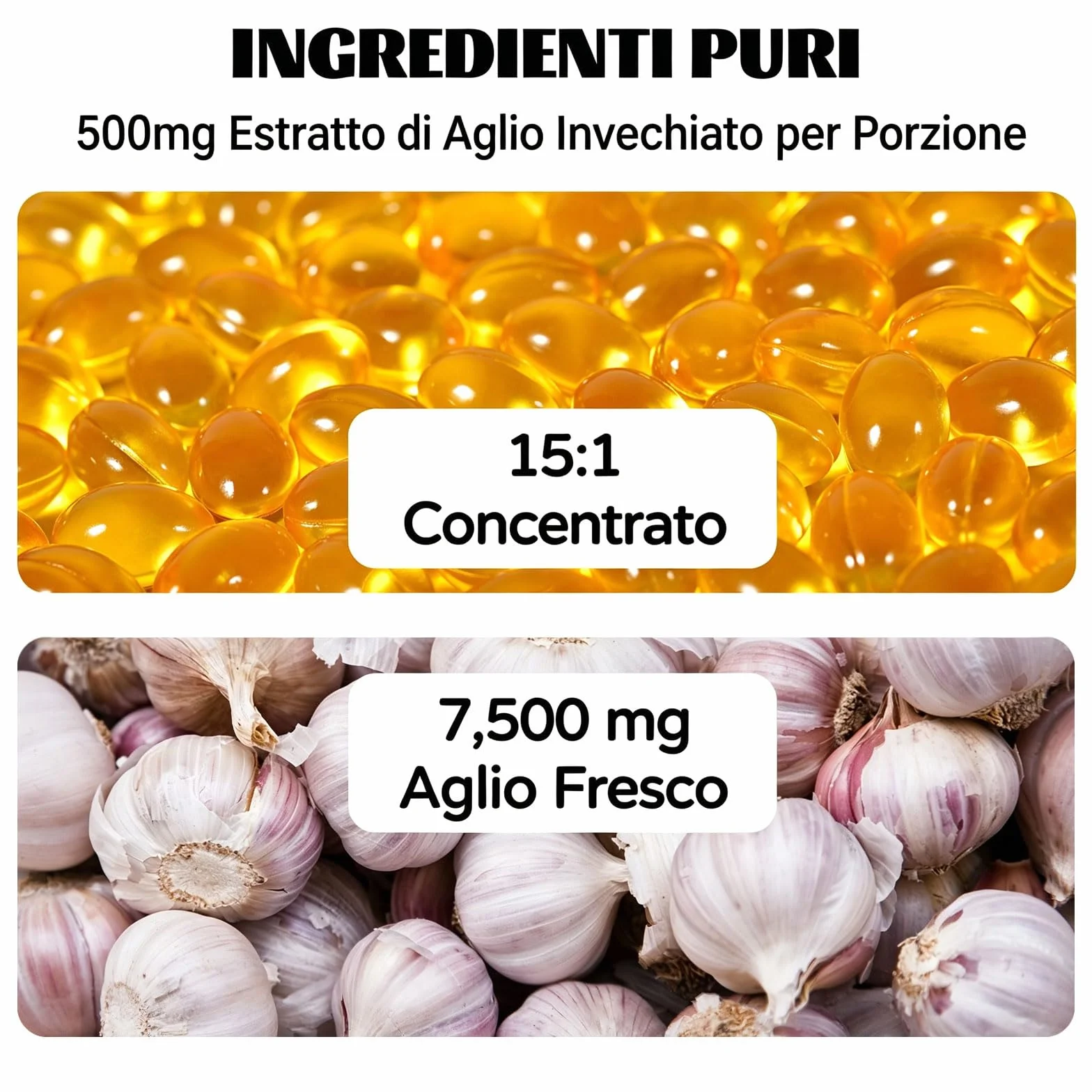 Vitaris estratto di aglio invecchiato -300 Conteggio, Vitaris aglio invecchiato 24 mesi, Ingredienti naturali, per Uomini e Donne (1)