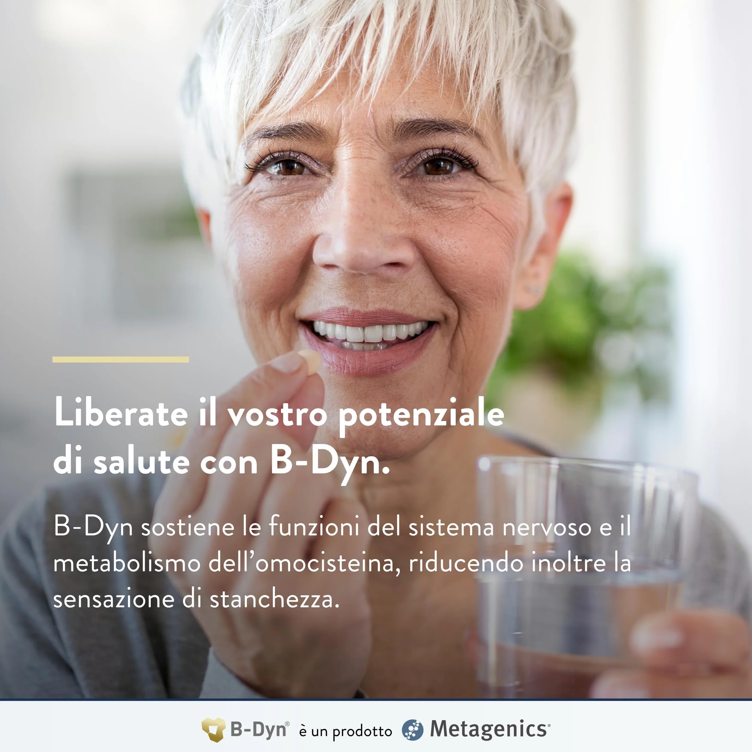 Metagenics B-Dyn 30 Compresse Sostiene Sistema Nervoso Metabolismo Omocisteina