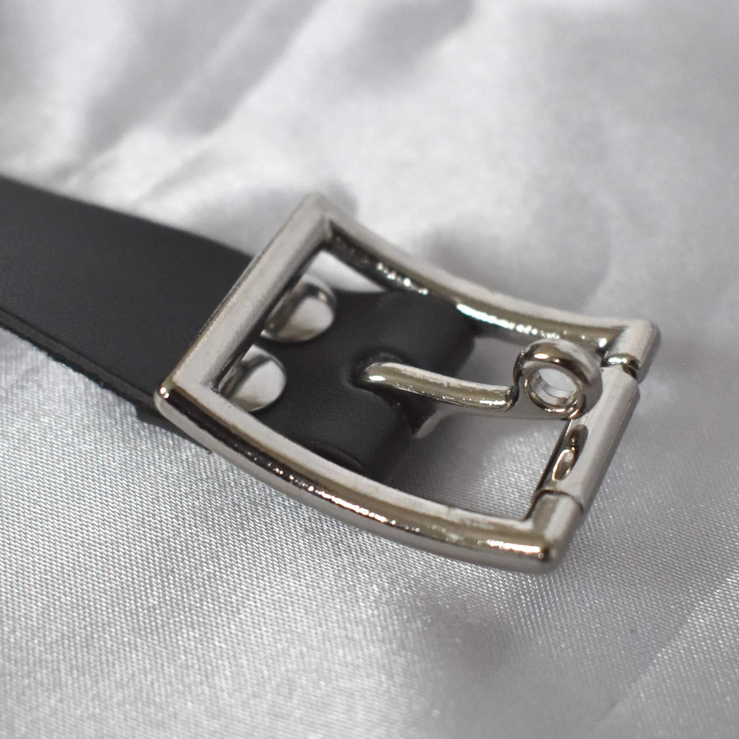Maschera Bondage bloccabile con O-Ring BDSM in finta pelle giocattolo sessuale per coppie