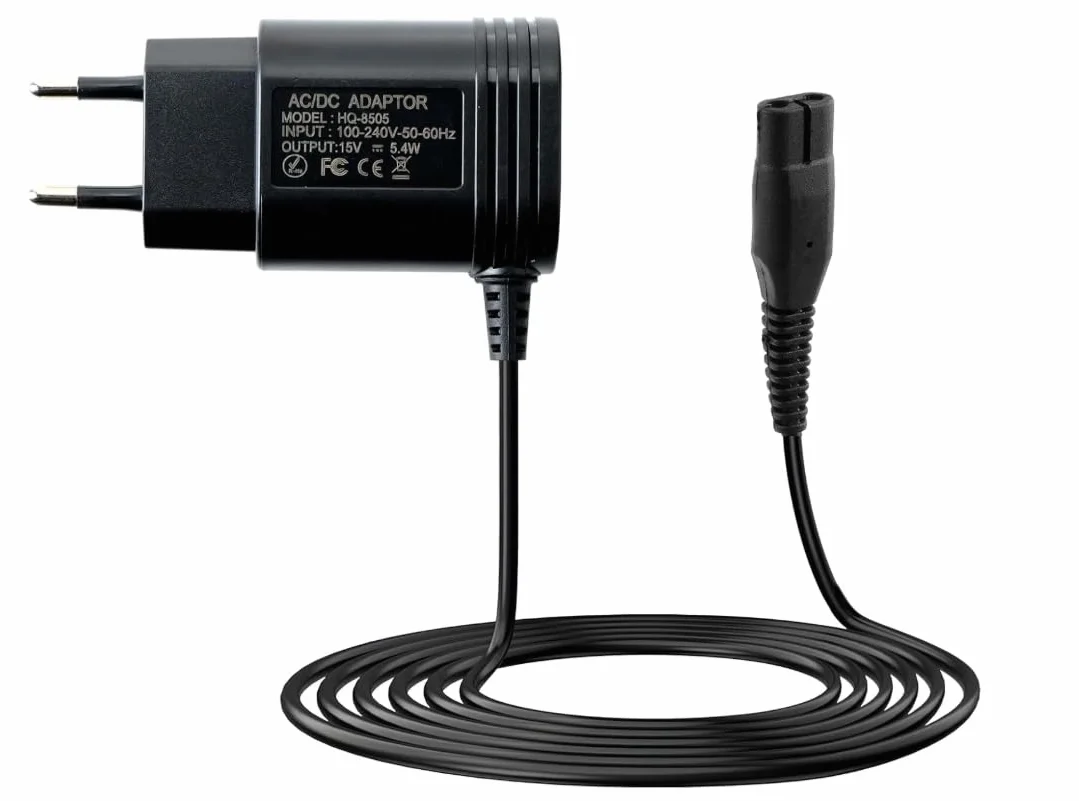 Philips OneBlade Caricabatterie 4,3 V 1,5 m Compatibile A00390 QP2520 QP2620 QP2721 QP2821 MG3720 BT3206 MG3730 MG5720 MG5730