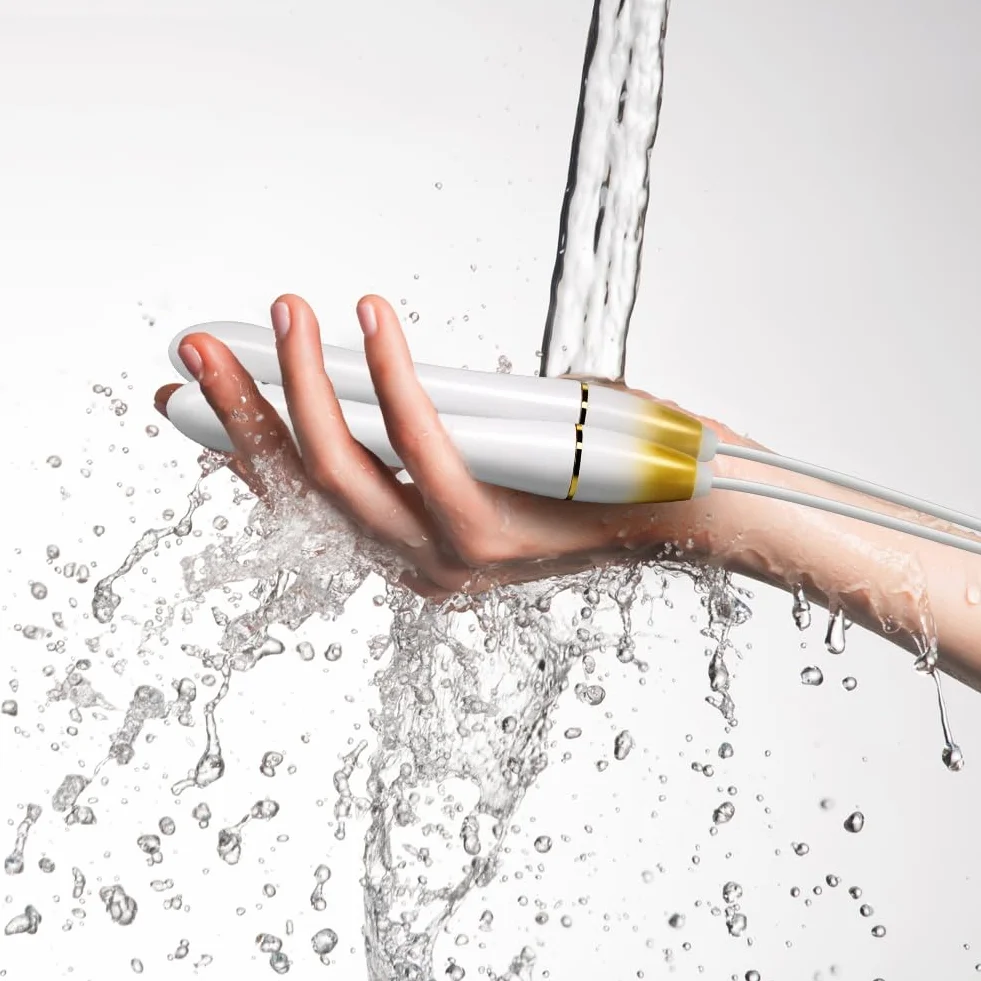 SXOVO Doppia Asta Riscaldante per Masturbatore Uomo Bastone Riscaldante per Vagina e Tunnel Anale Bastone Riscaldante USB a Temperatura Costante da 42°C Toys Sessuali per Uomini (Bianco)