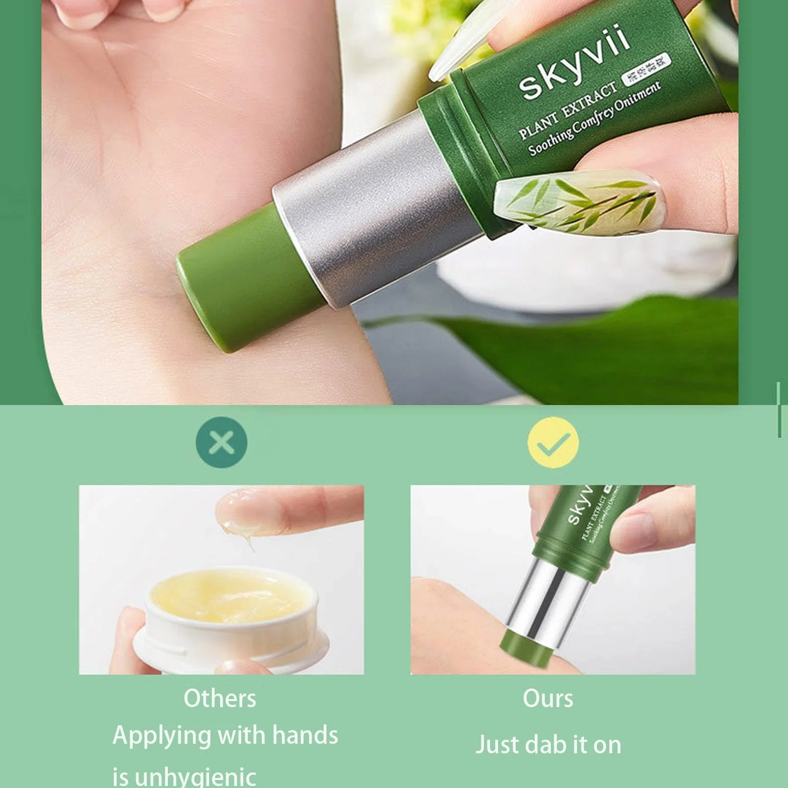 2 pezzi Stick Balsamo Lenitivo Punture di Zanzara, Allevia le Punture d'Insetto con Ingredienti Vegetali, Sollievo Rapido per Prurito della Pelle Dopo la Puntura, Facile da Usare, Adatto ai Viaggi