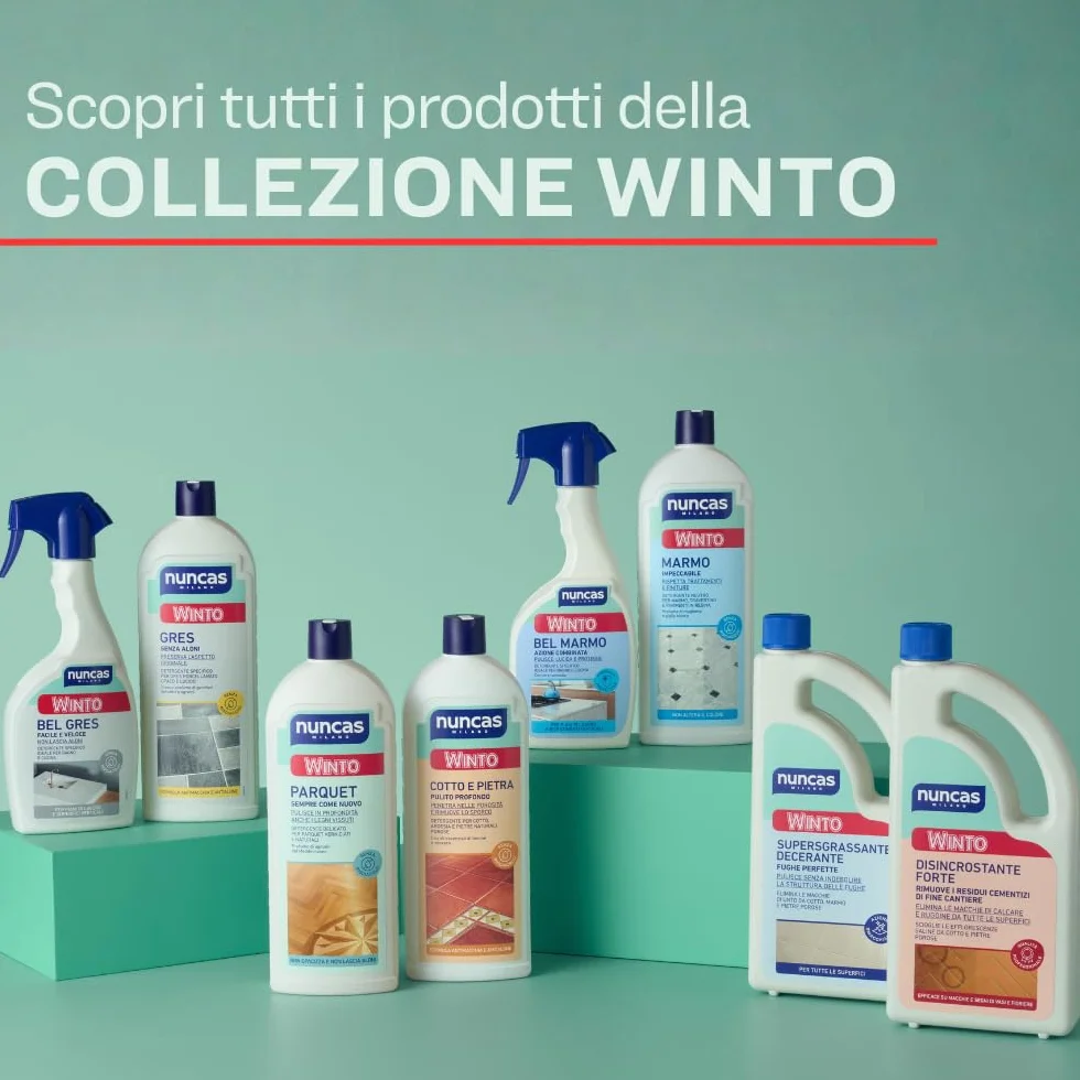 Nuncas Winto Parquet Detergente per Pavimenti in Parquet Multipack 3 x 1000 ml
