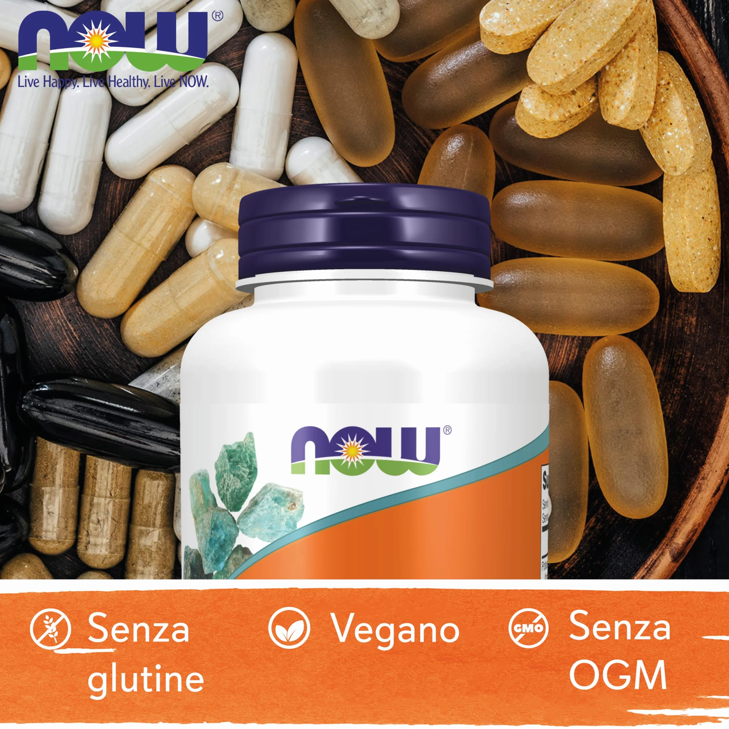 Now Foods, Potassium Chloride Powder (Cloruro di Potassio in Polvere), 227 g, Testato in Laboratorio, Potassio, Senza Glutine, Senza Soia, Vegetariano