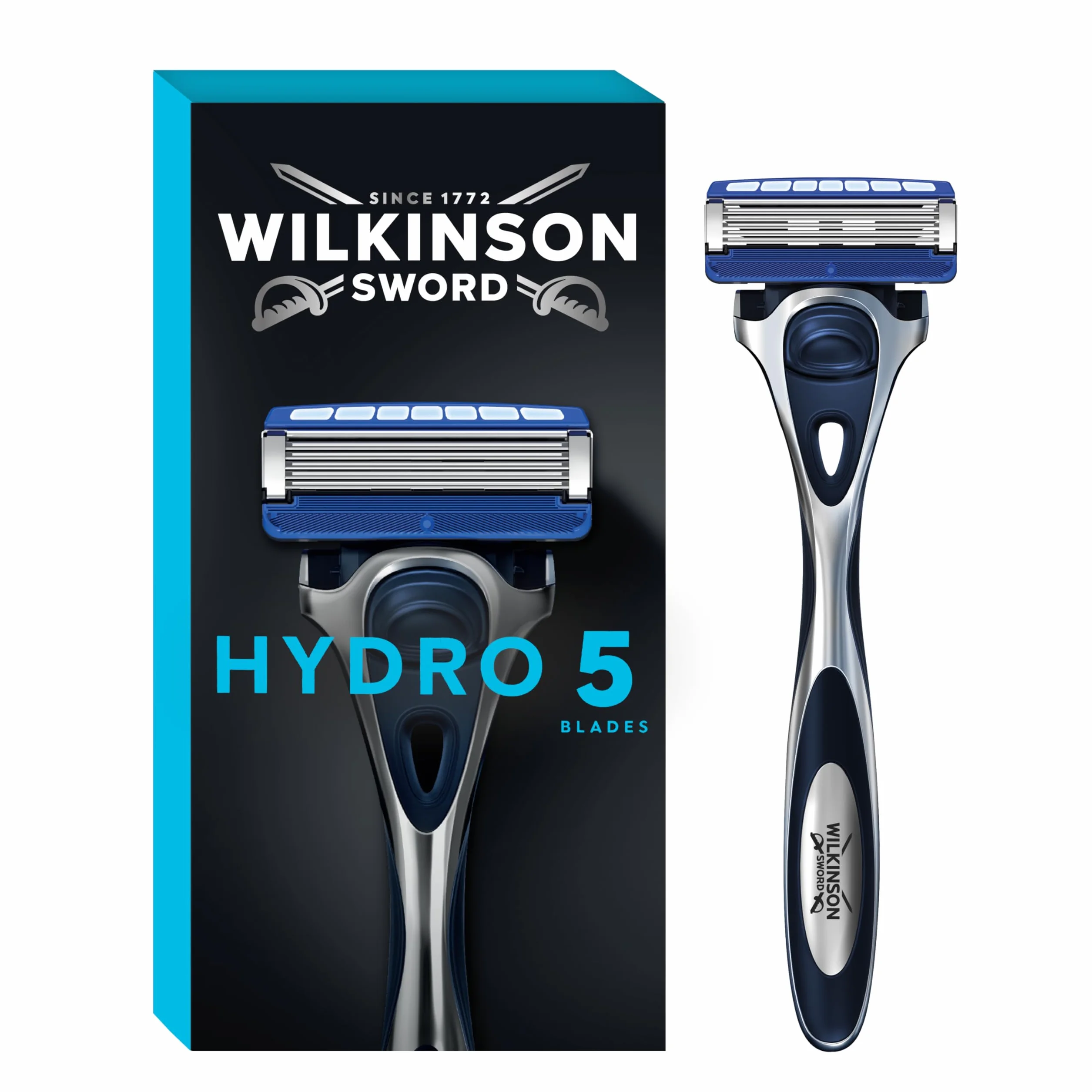 Wilkinson Sword Hydro 5 Skin Protection Rasoio Uomo Manico + 1 Testina 5 Lame