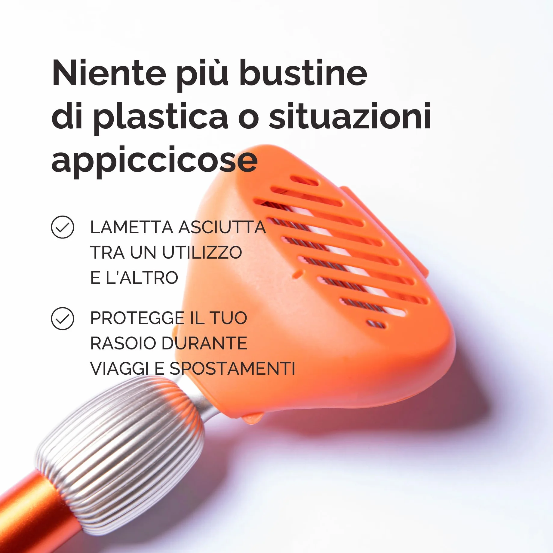 Rasoio Donna Fler The Razor Shave Set con Testine Intercambiabili, 6 Lamette e Custodia