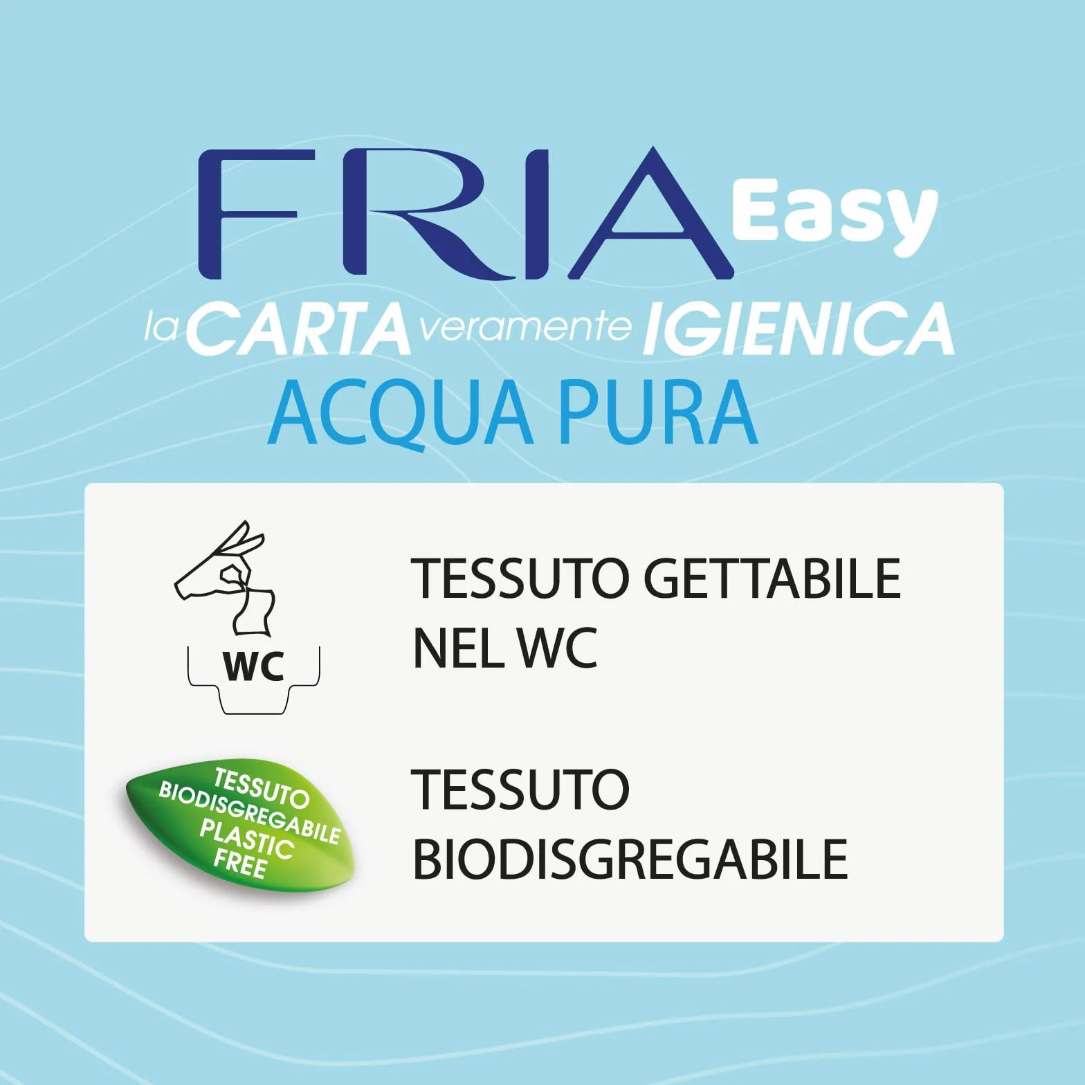 Fria Easy Salviette Umidificate Carta Igienica Effetto Calmante 50 Pz