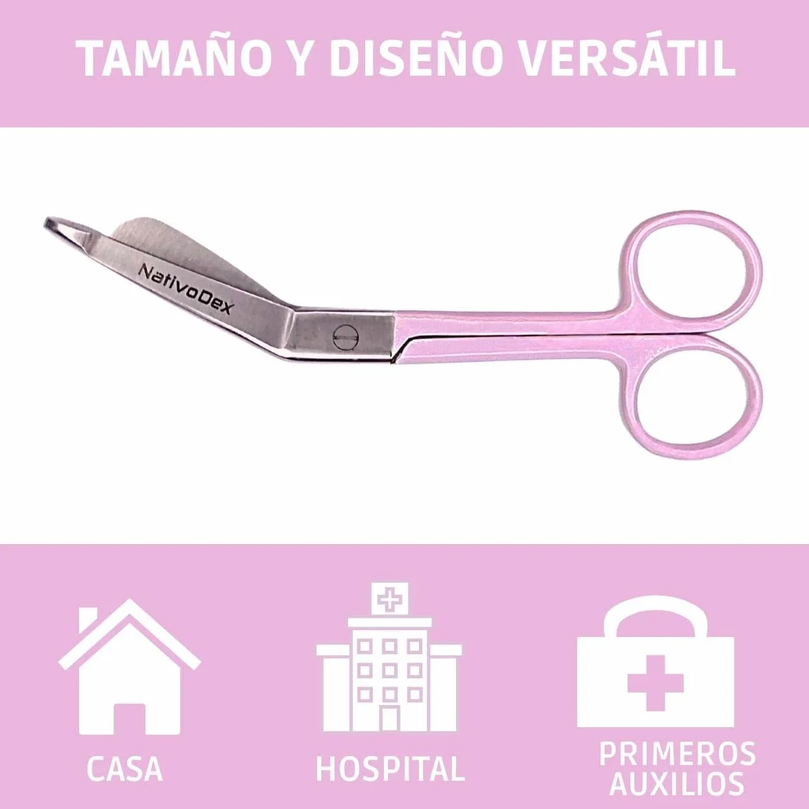 Forbici Infermiere - Accessori Infermiere Lavoro - Forbici da Pronto Soccorso (Lila)