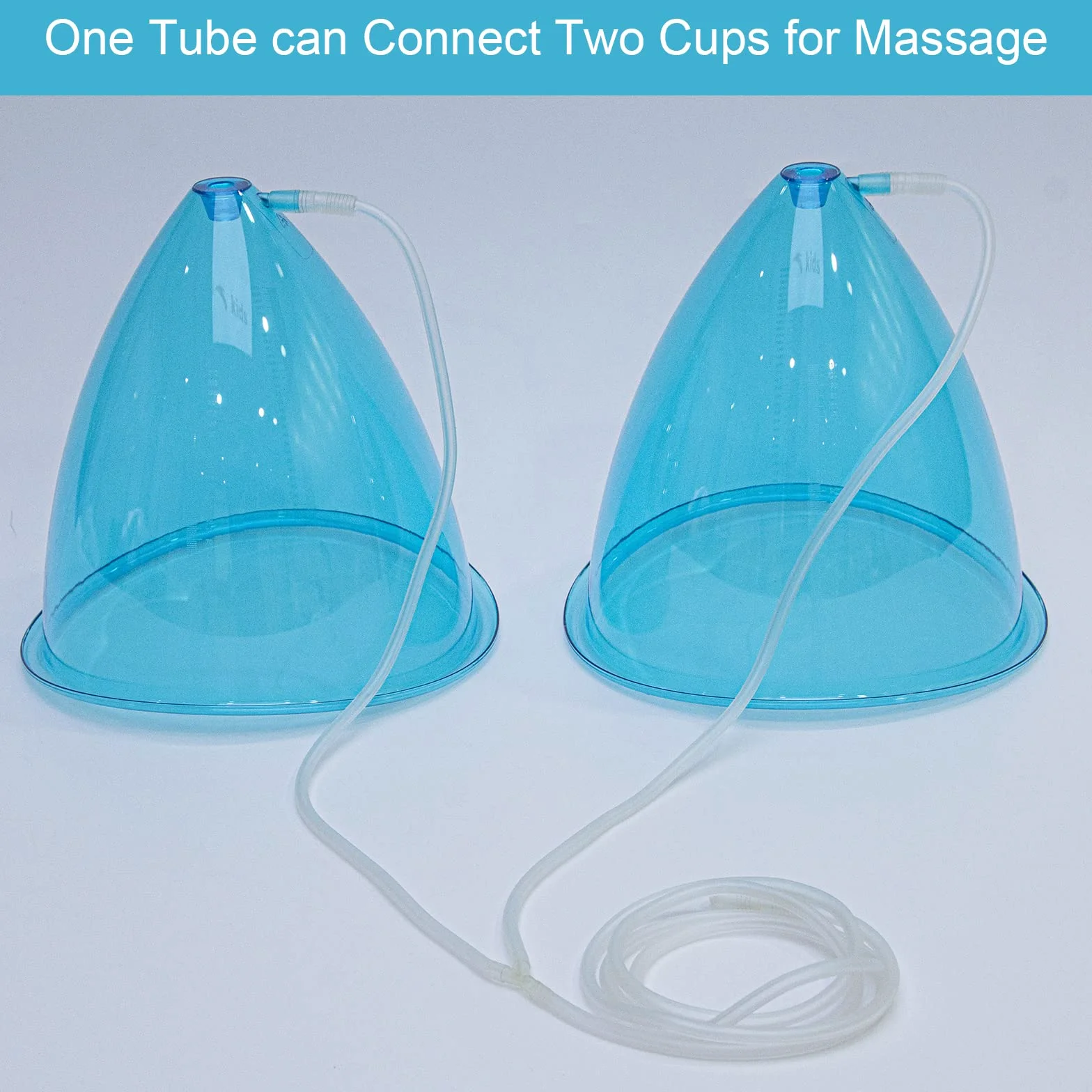 ELITZIA tubo silicone trasparente 6x3 pompa a vuoto seno allargamento macchina digitale bellezza