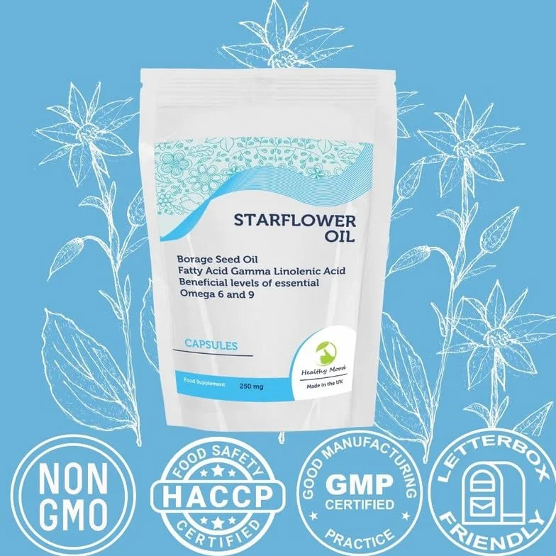 STARFLOWER Capsule Softgel Olio di Semi di Borragine 250 mg Acido Gamma-Linolenico