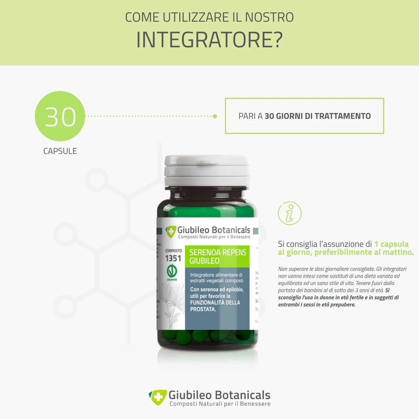 Integratore Serenoa Repens Epilobio Ortica per Prostata 30 capsule