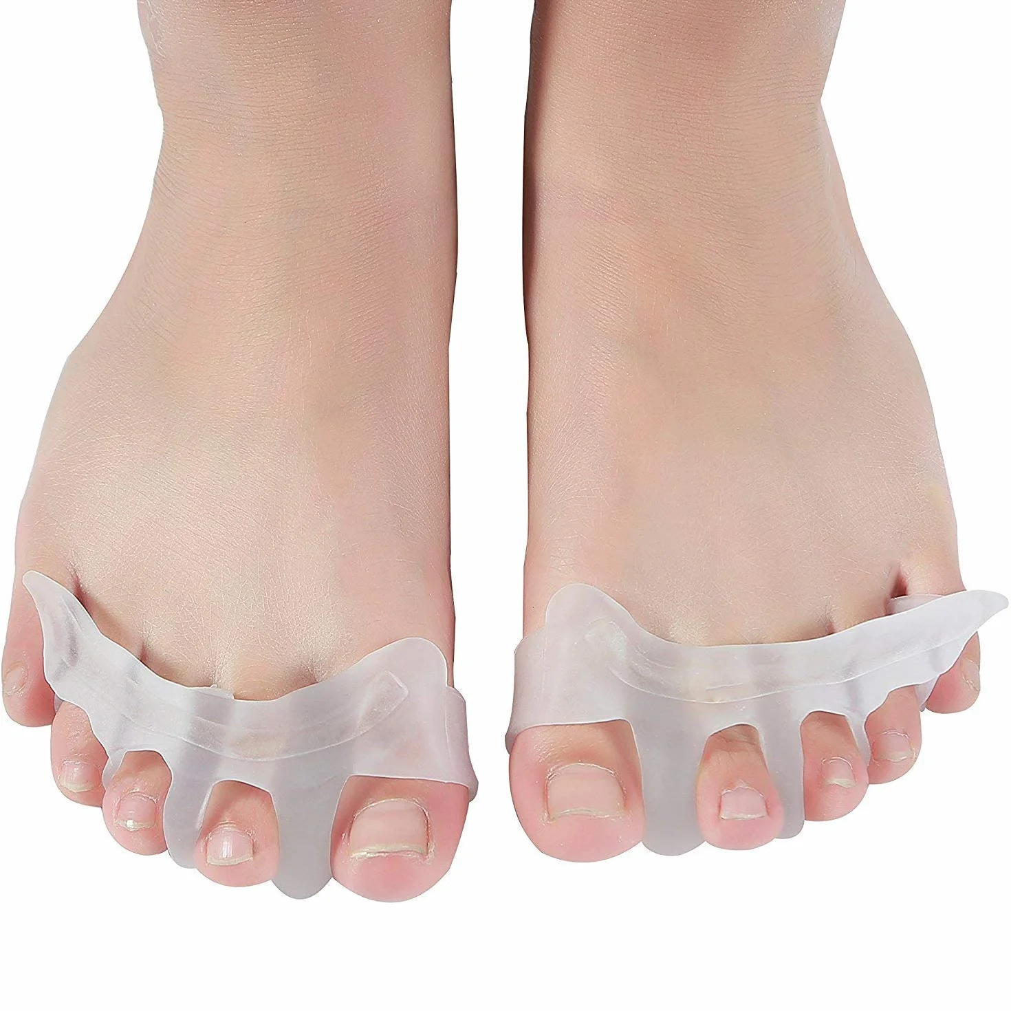 Tutore Alluce Valgo Correttore Separatore Dita Piede Silicone Raddrizza Dita Martello