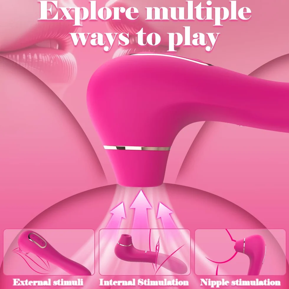 Succhia Clitoride Vibratore Donna Wireless 10 modalità frequenza Sex Toys Coppie