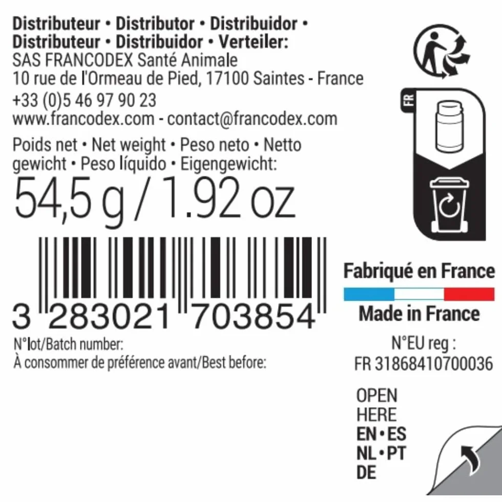 Francodex Lievito di Birra Cane Gatto 60 Compresse