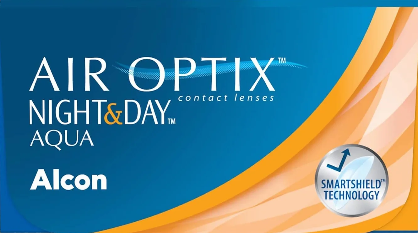 Air Optix Night & Day Aqua lenti a contatto mensili 6 lenti BC 8.6 mm DIA 13.8 mm -03.50 diottrie