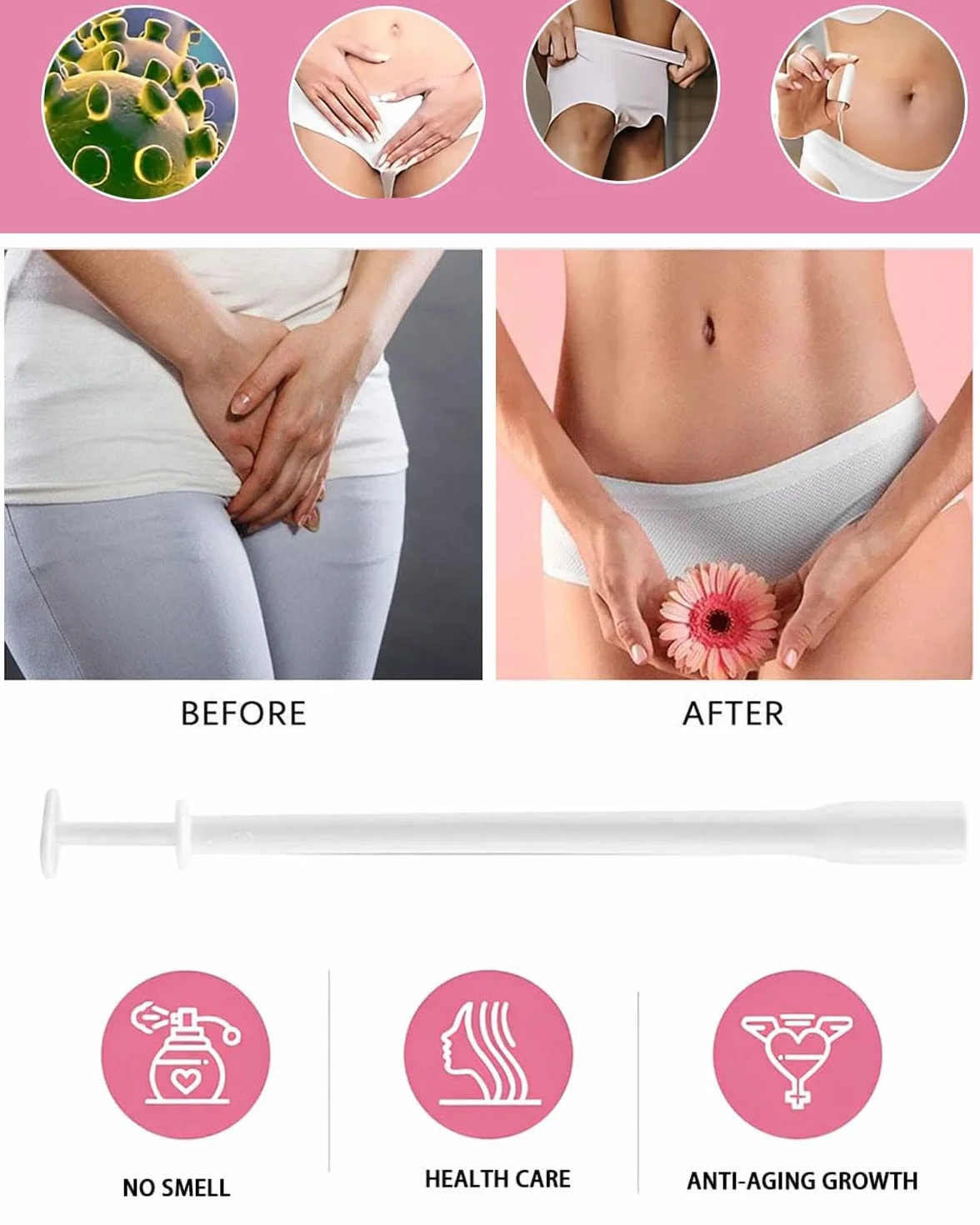 25 pezzi Applicatori Vaginali Monouso, Lubrificante Personale Applicatore, Vaginale Sparatutto Siringa Aiuti Sanitari Strumenti Pacchetto Individuale