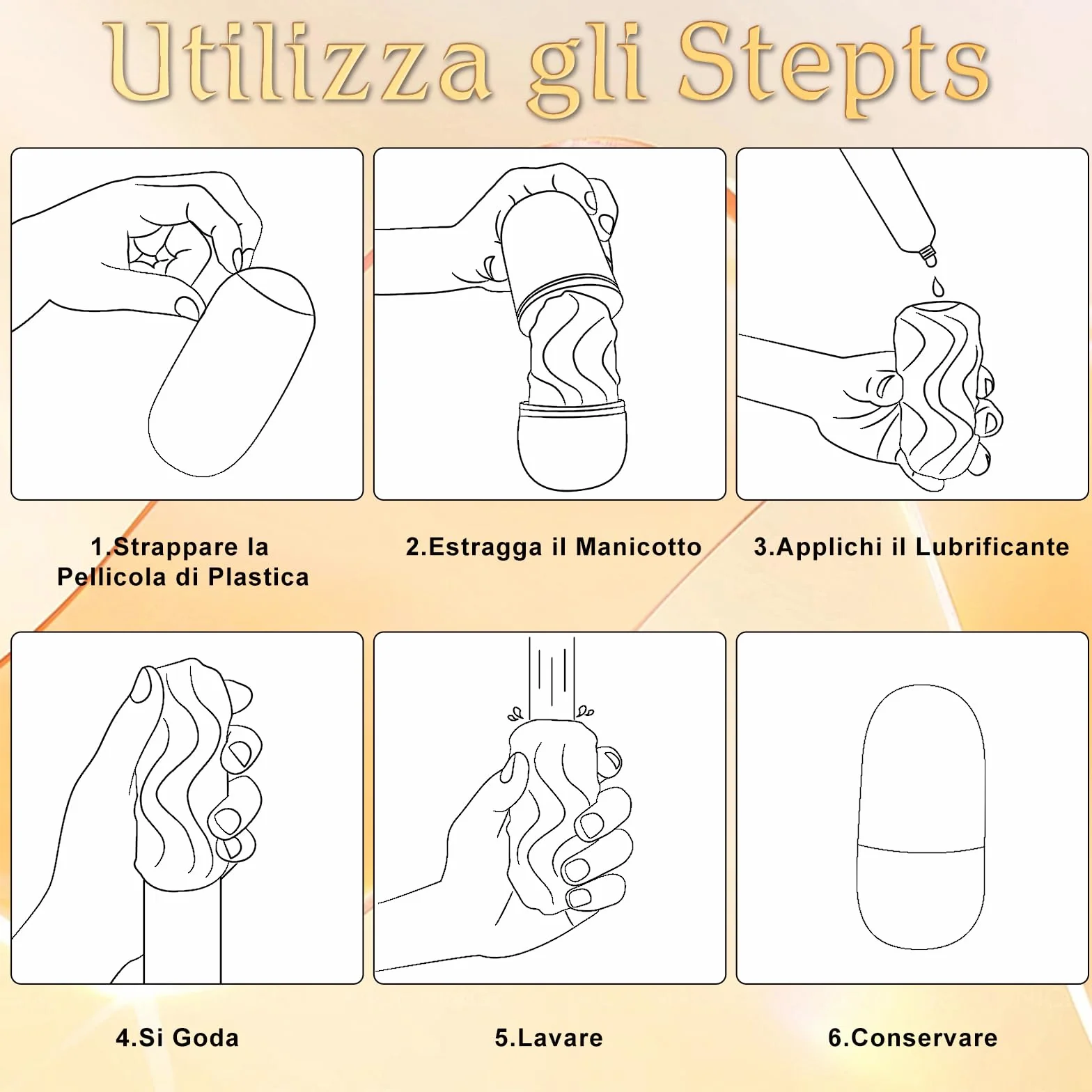 Uovo Masturbatore Uomo Sex Toys - 3 Uova Realistico Masturbatori Maschili Ultra Elastico Toy con 3D Vagina Finta, Pompino Pene Giocattoli Sessuali Tascabili Portatili Manuale Objet per Uomini