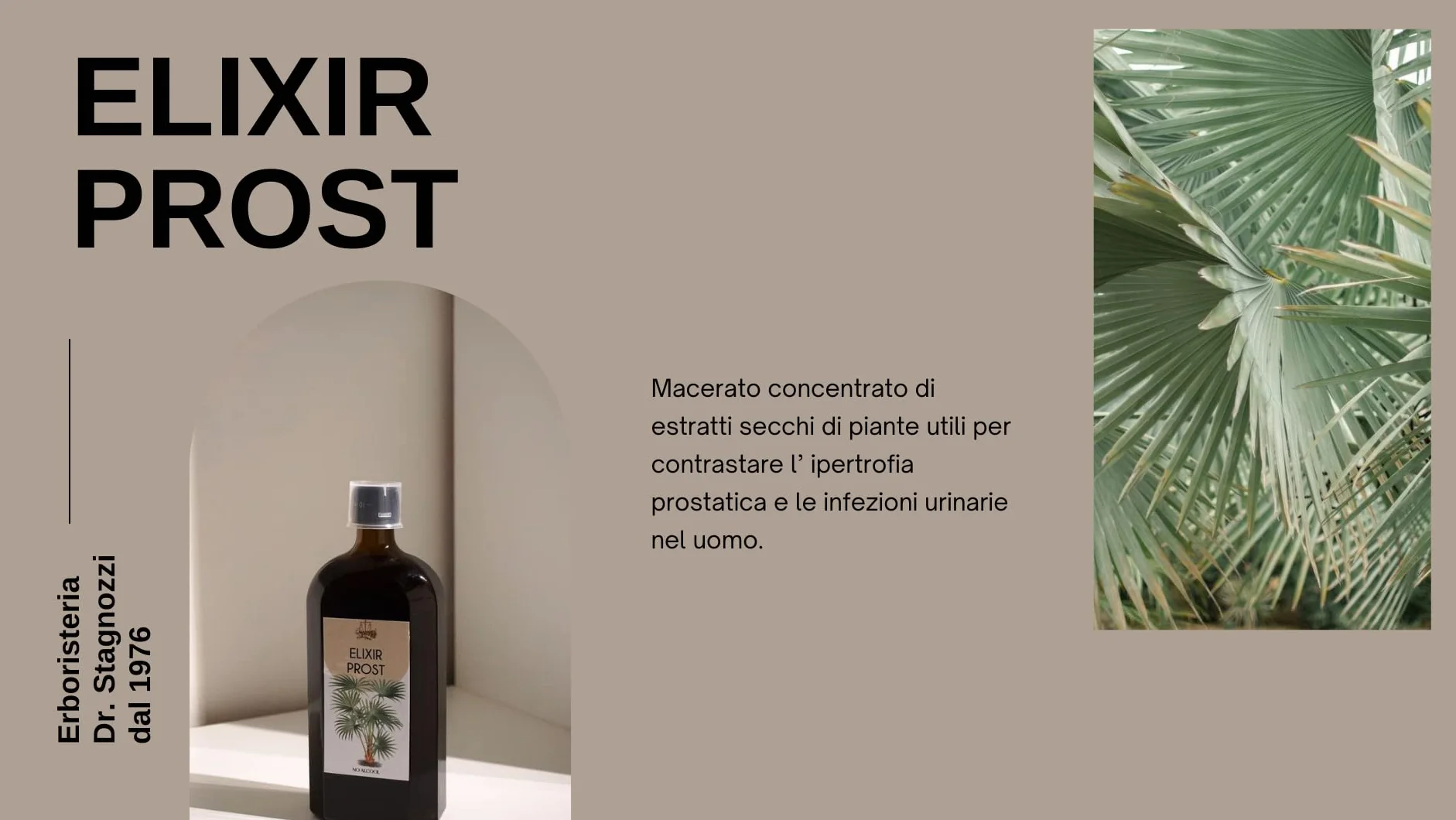 Elixir Prost 500ml Serenoa Ortica Epilobio Integratore Prostata