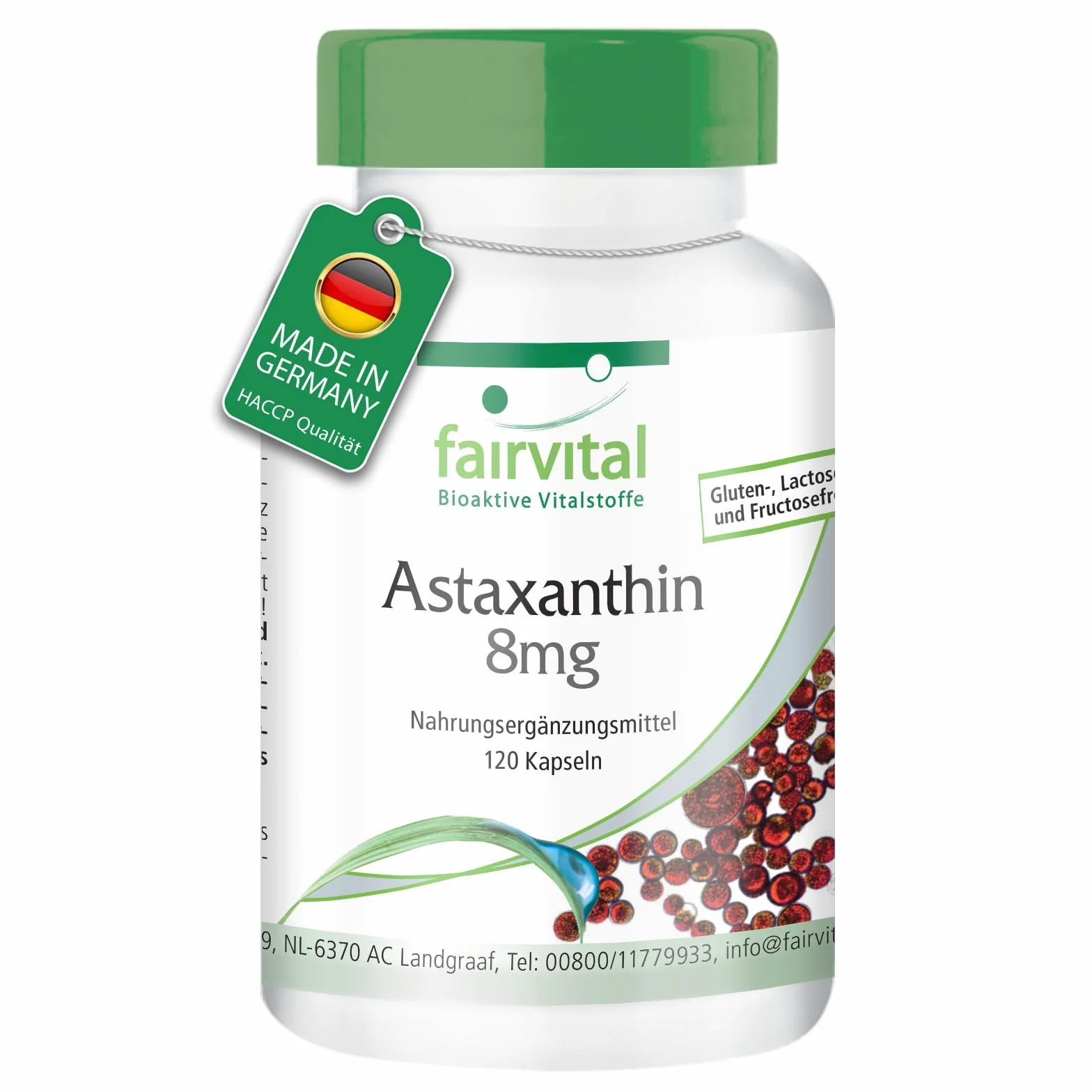Astaxantina 45mg 120 capsule AstaPure® beadlets - alte dosi 2 mesi