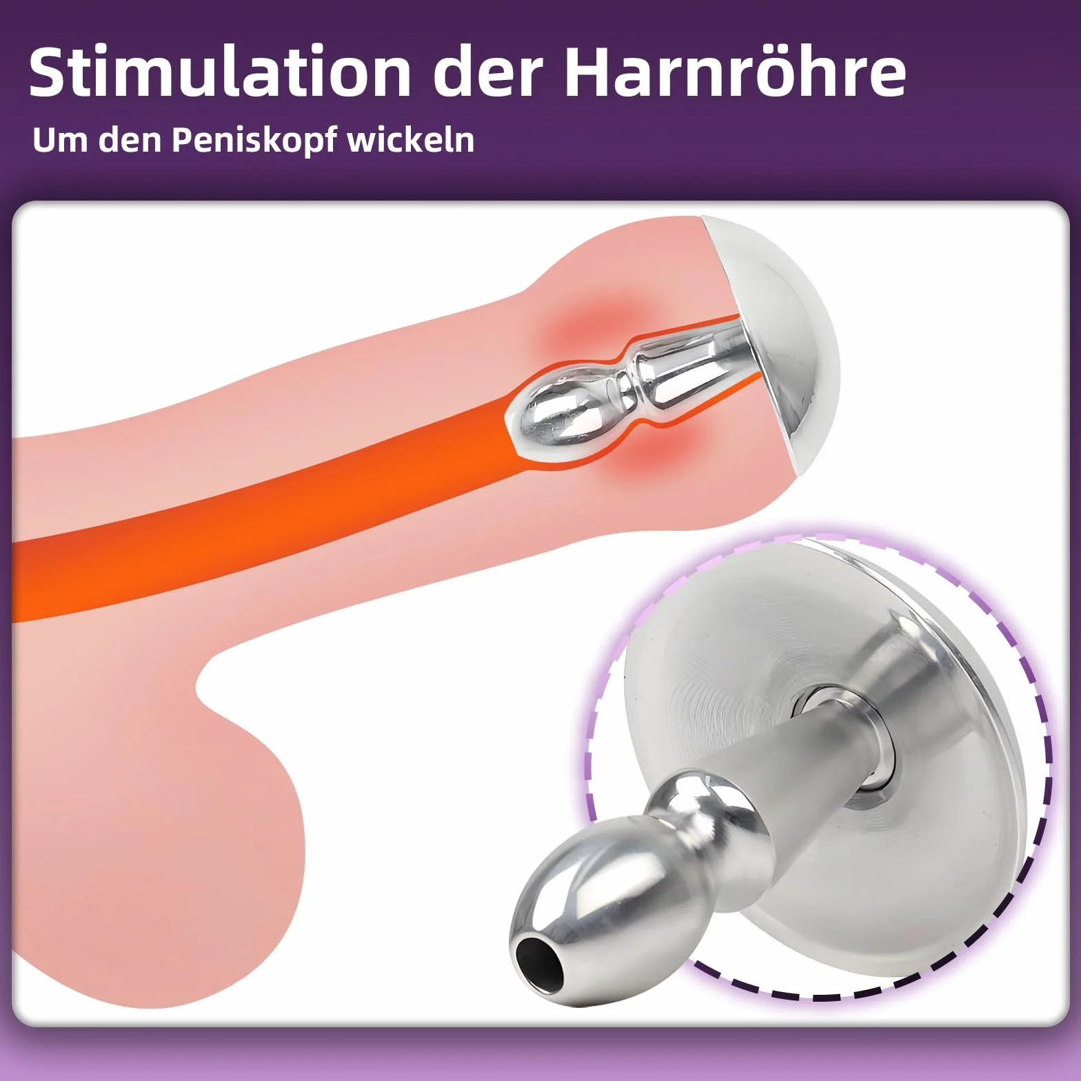 Dilatatore Uretrale Cavo, Spina Del Pene In Acciaio Inox Per Uomini Masturbazione Uretrale Estrema Giocattoli Del Sesso 4 Dimensioni Disponibili (S)
