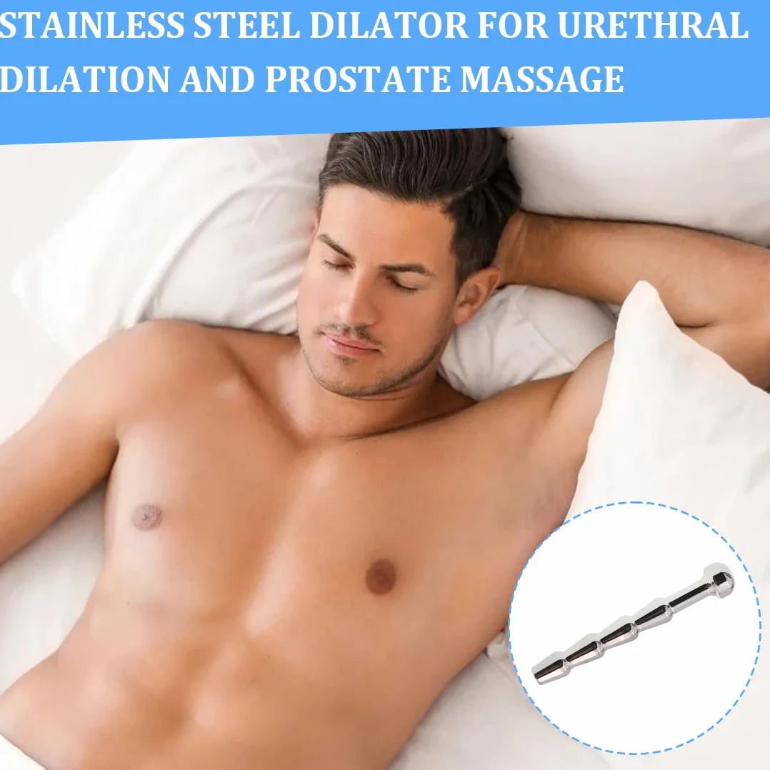 Dilatatore Uretra Uomo Filettato Acciaio Inossidabile 6mm Plug Pene