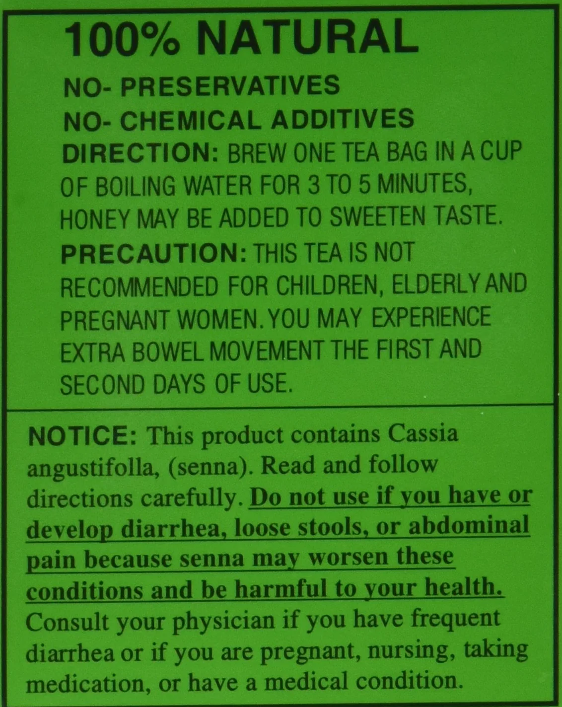 Evergreen Leaves Brand California Dieters' Tea 20 TB by Evergreen leaves
