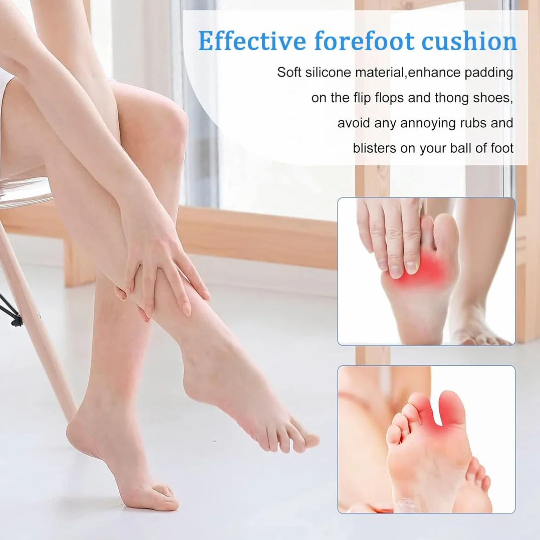 Protezioni dita piedi silicone trasparenti JEYORZY 2 paia