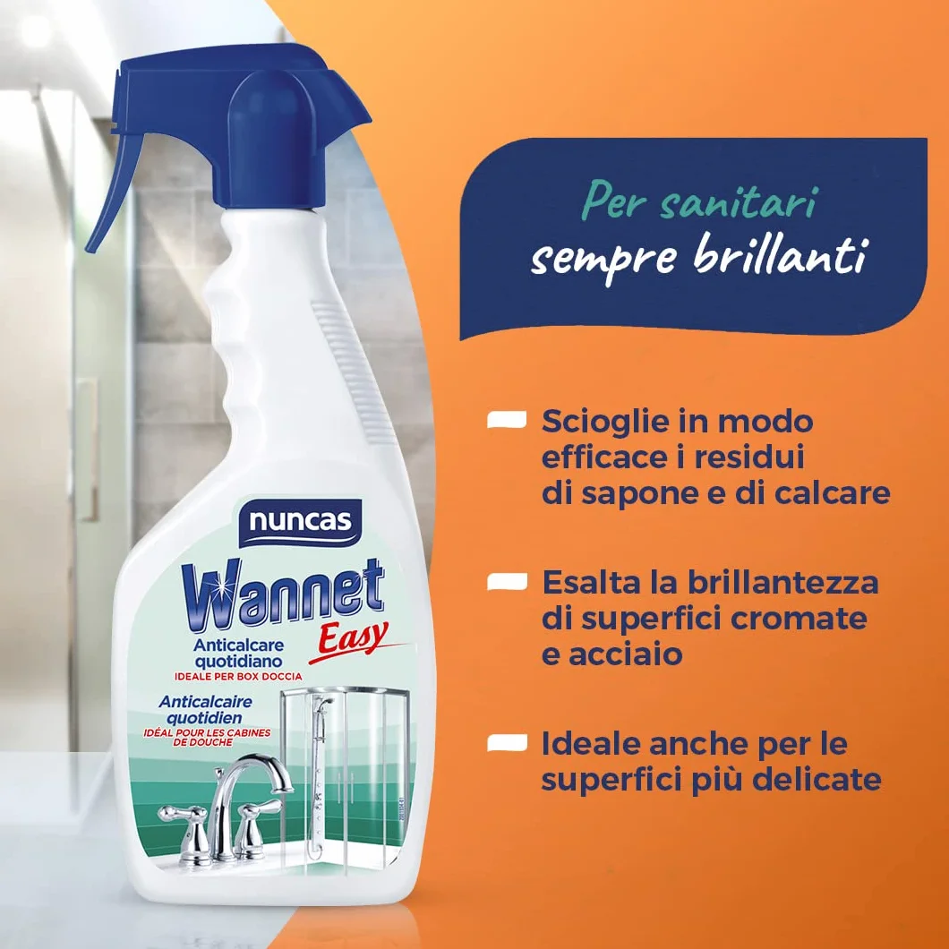 Nuncas Wannet Easy Detergente Anticalcare 500ml