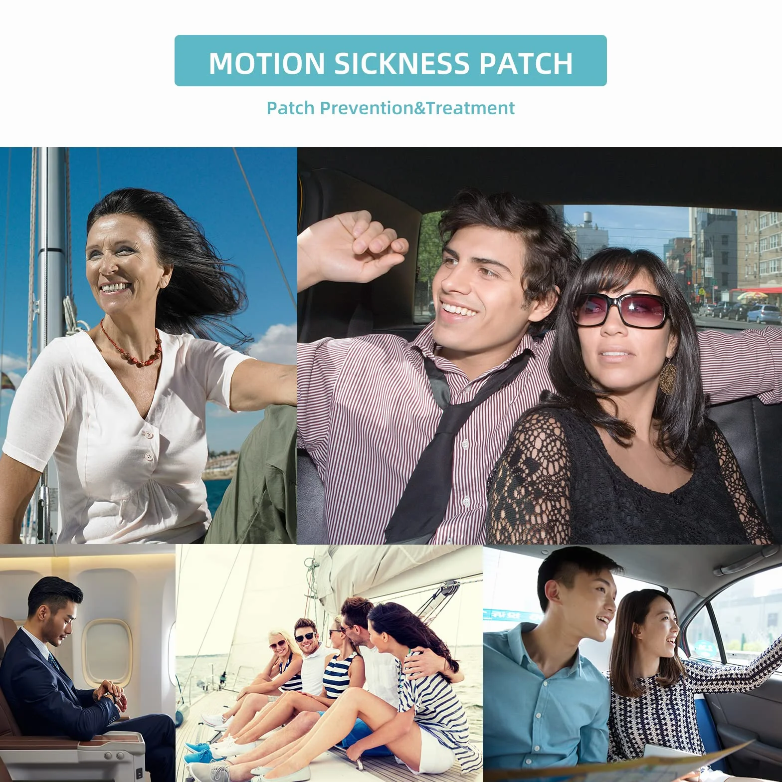 Patch per cinetosi anti nausea 20 conteggi azione rapida
