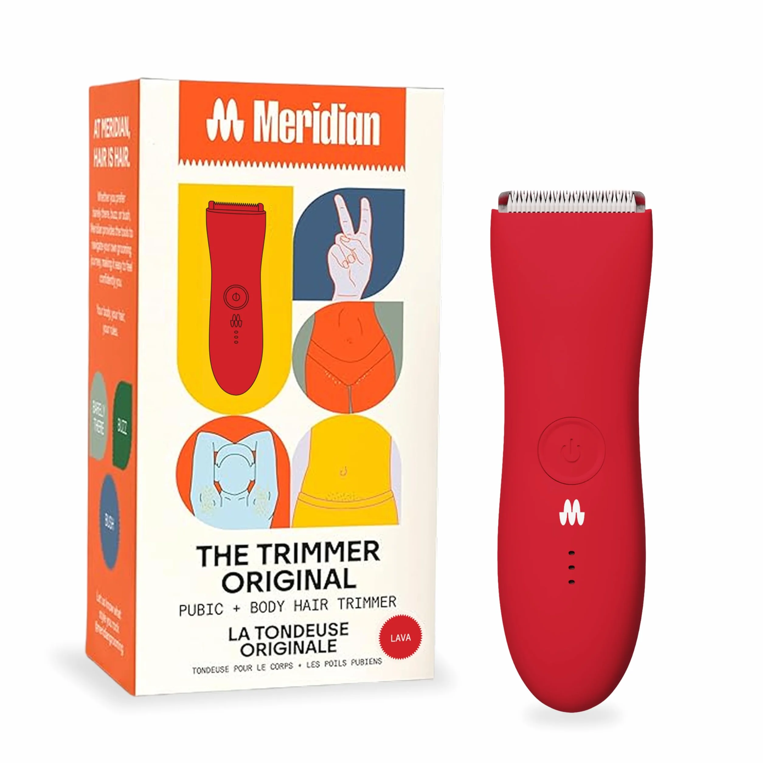 MERIDIAN Regolatore bikini donna rasoio corpo tagliacapelli uomo