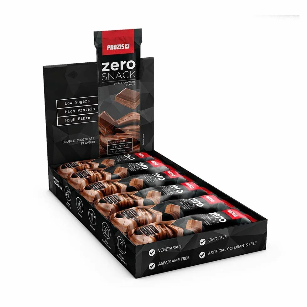 Prozis Zero Snack Doppio Cioccolato 35 g Confezione 12 Pezzi