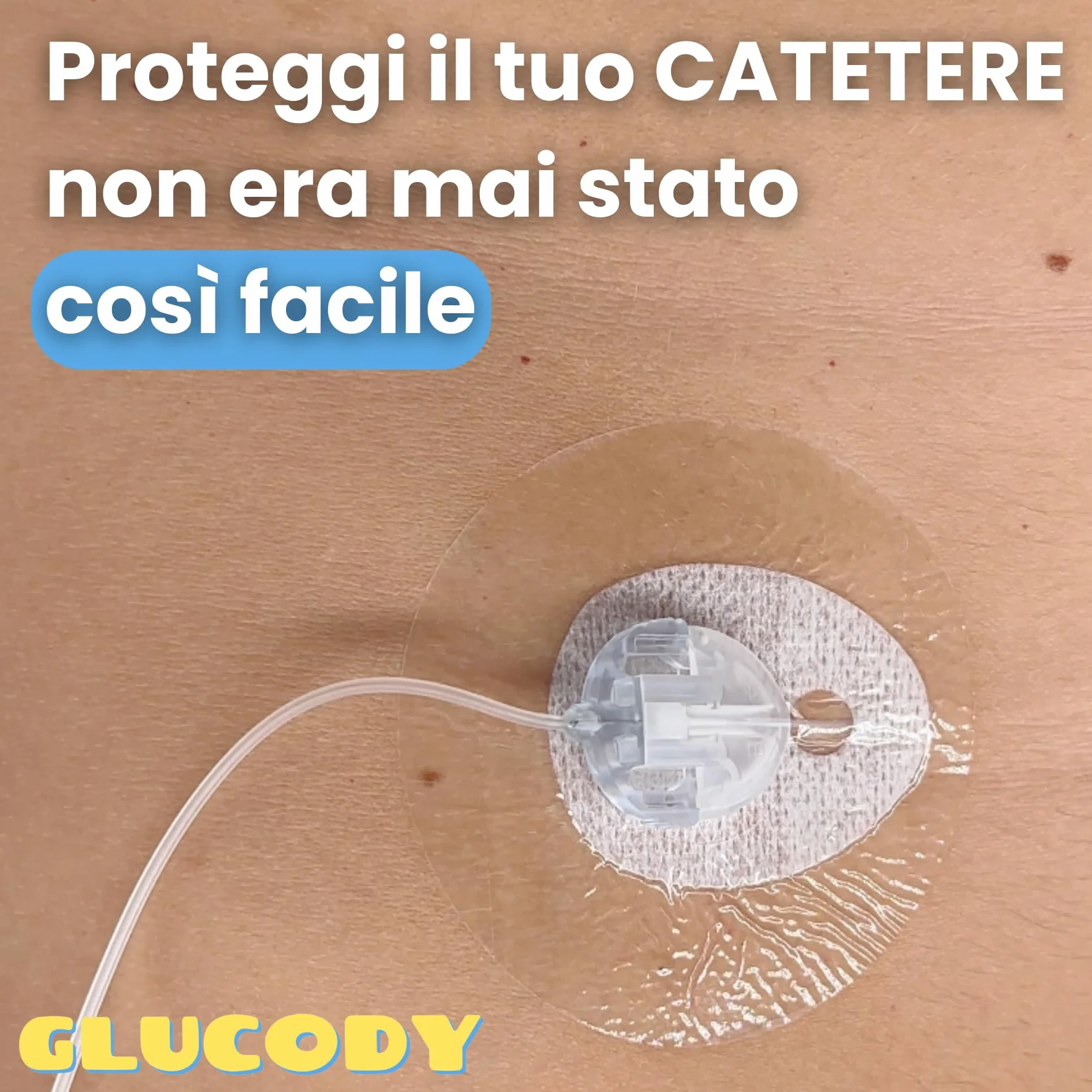 PROTETTORE DEL CATETERE (Marrone)