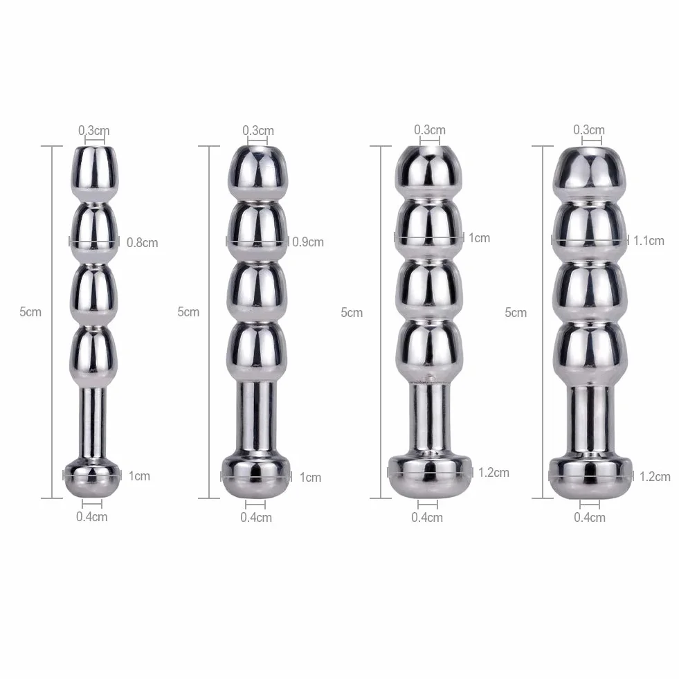 Set di dilatatori uretrali in acciaio inox, catetere metallico per uomini