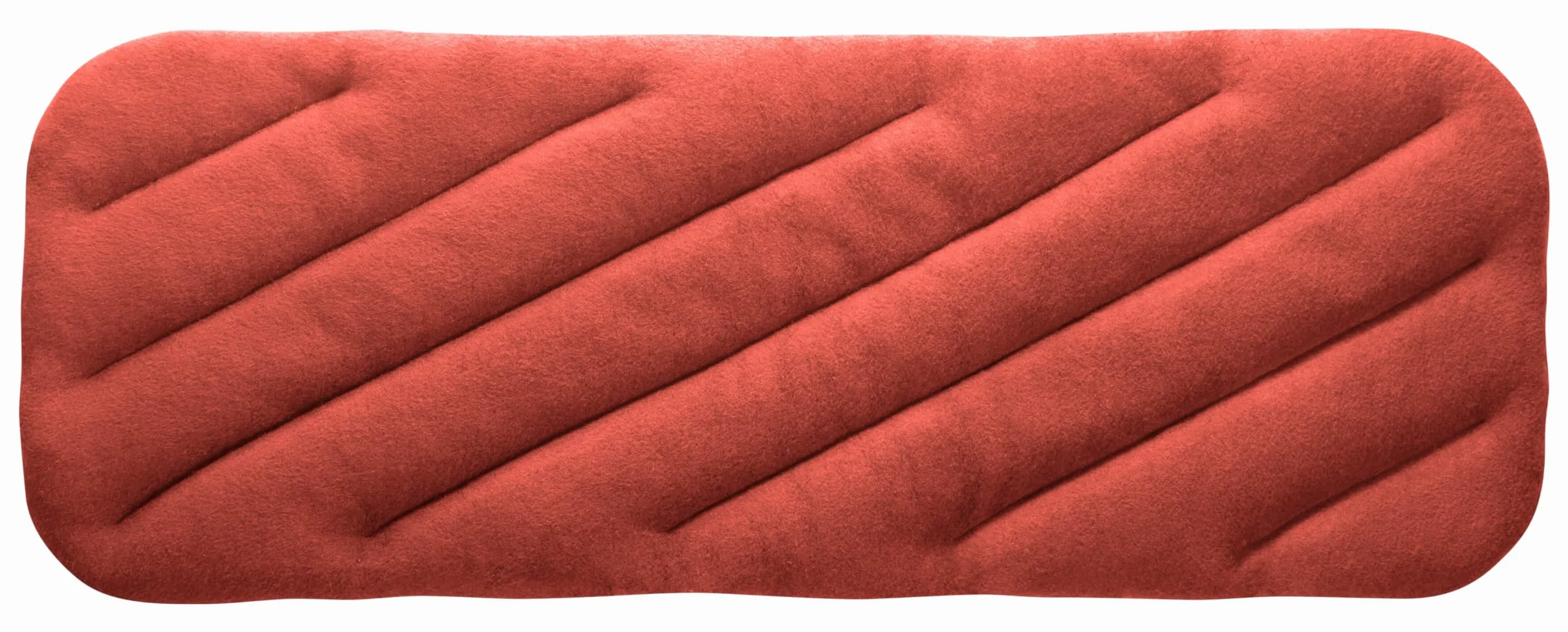 LESCHI XXL Cuscino termico per microonde (50x20cm) - In cotone bio con grano biologico - Cuscino riscaldante a 8 camere - Ideale come fonte di calore per cervicale, spalla, schiena, collo - rosso